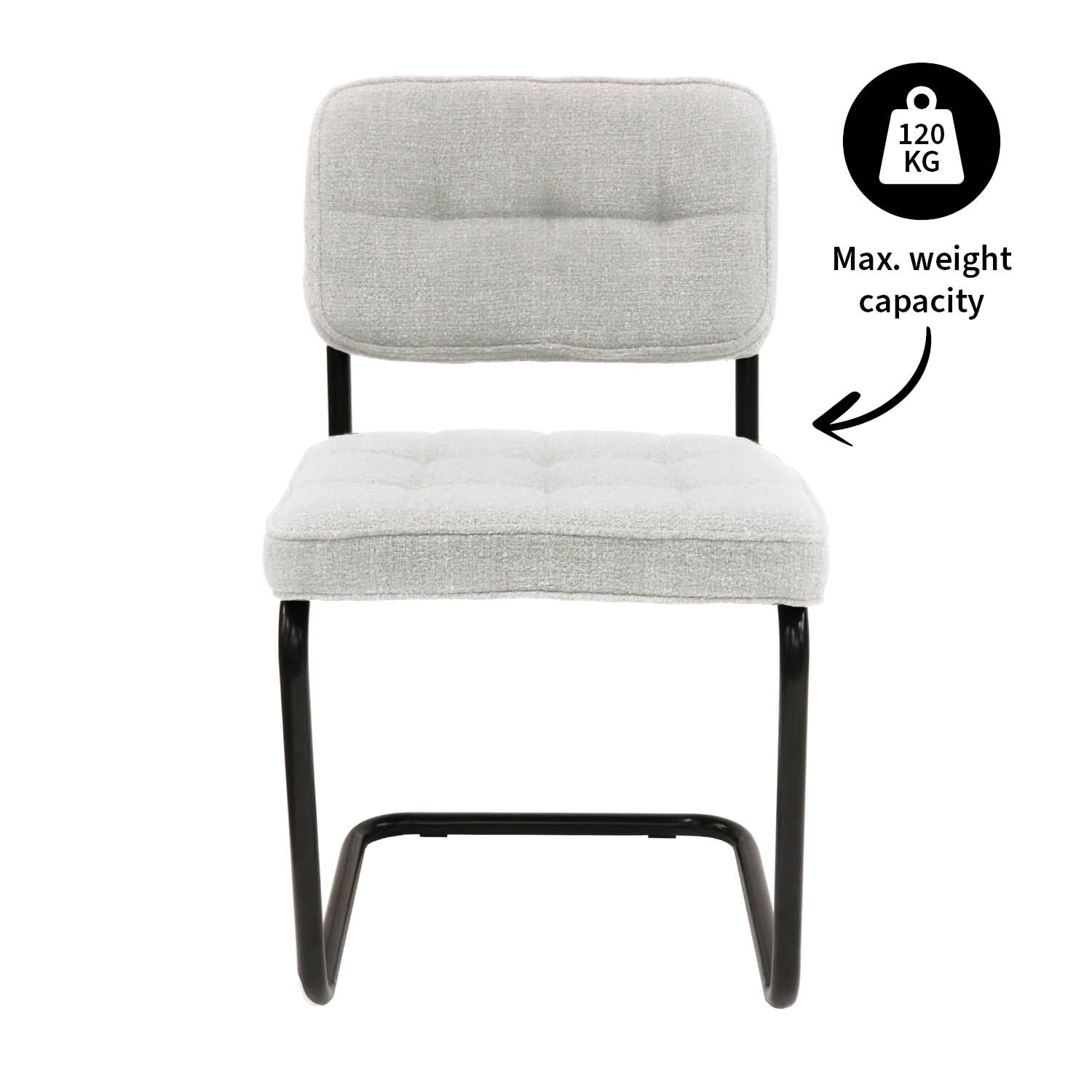 Kick eetkamerstoel Buisframe Yves