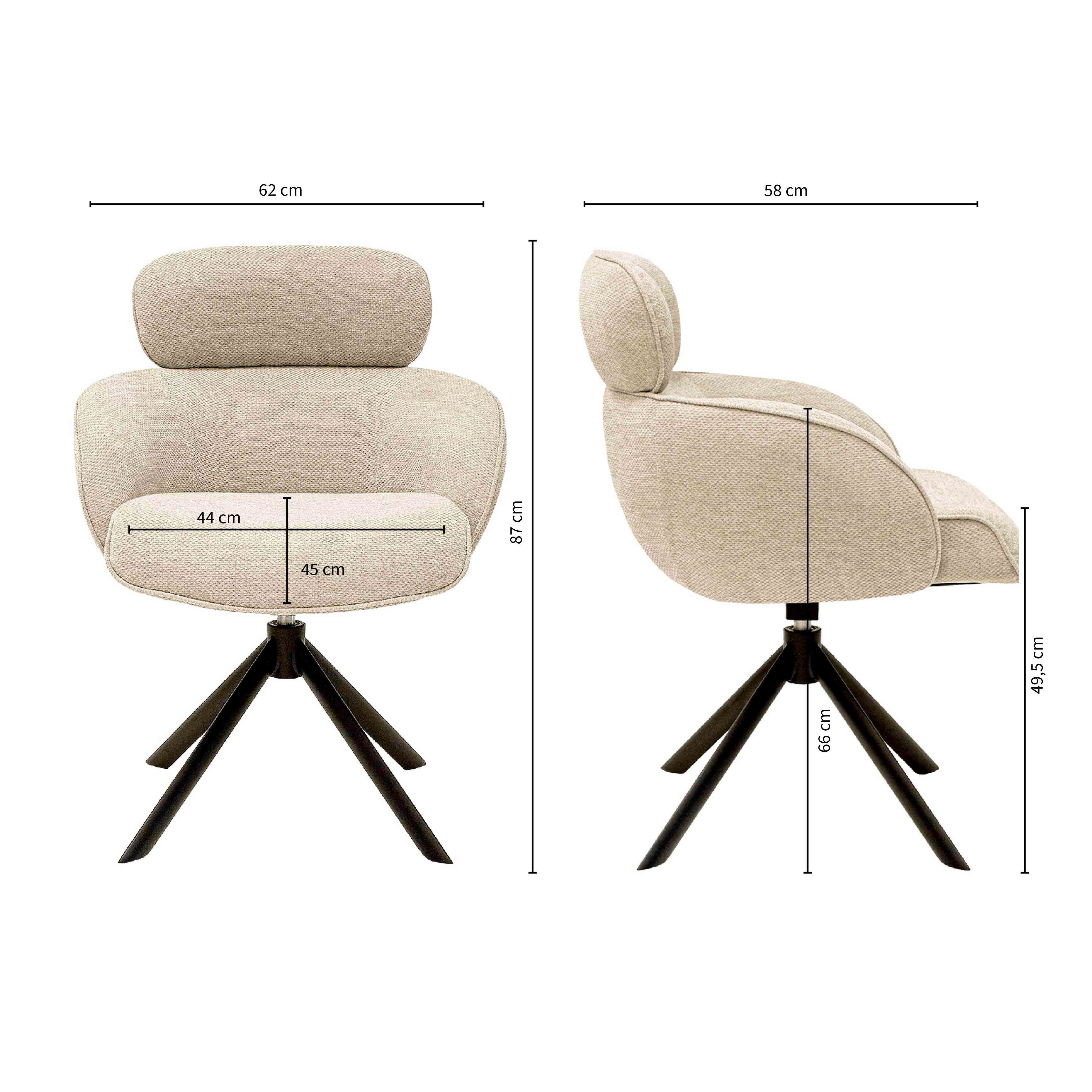 Kick draaistoel Kian