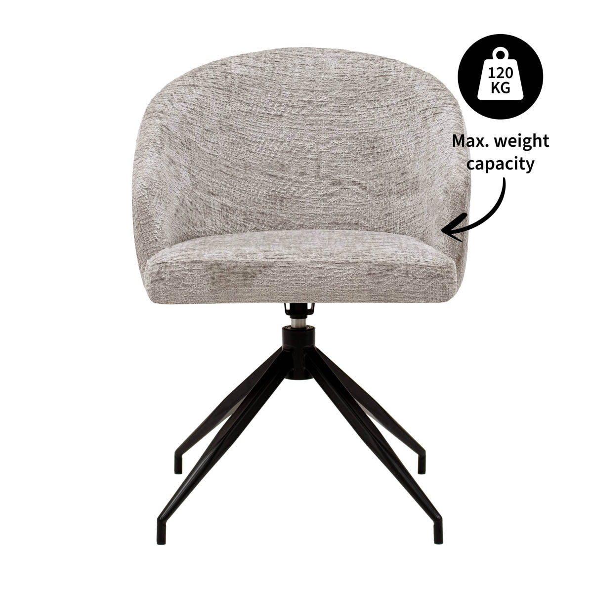 Kick draaistoel Merle