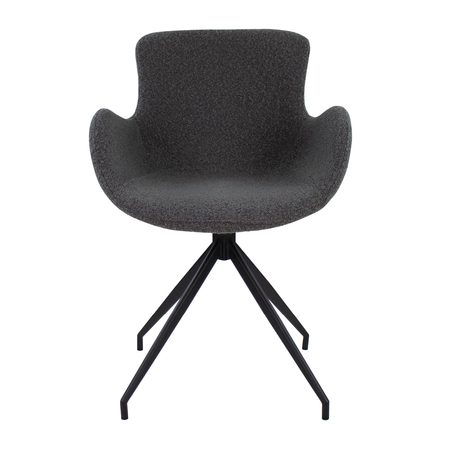 Kick swivel chair Novi - Bouclé