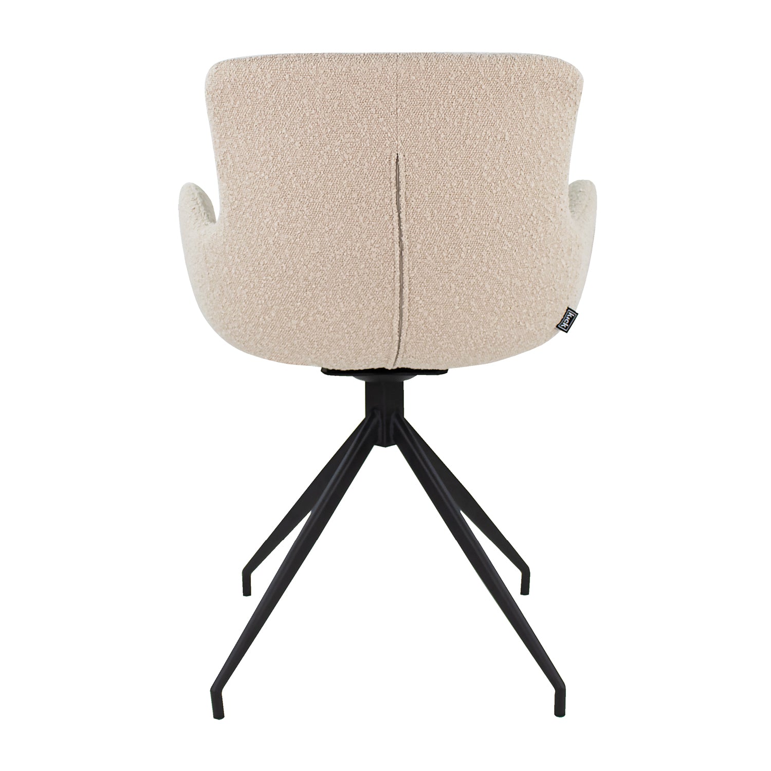 Kick swivel chair Novi - Bouclé