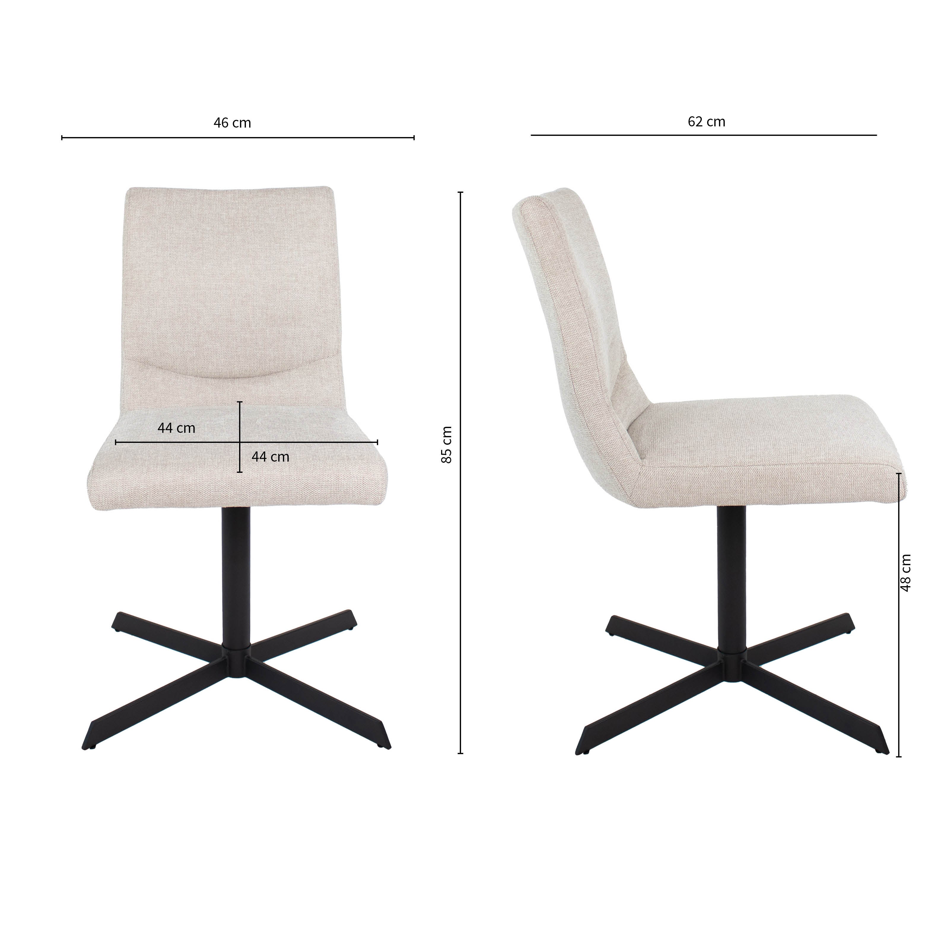 Kick draaistoel Sam Texture