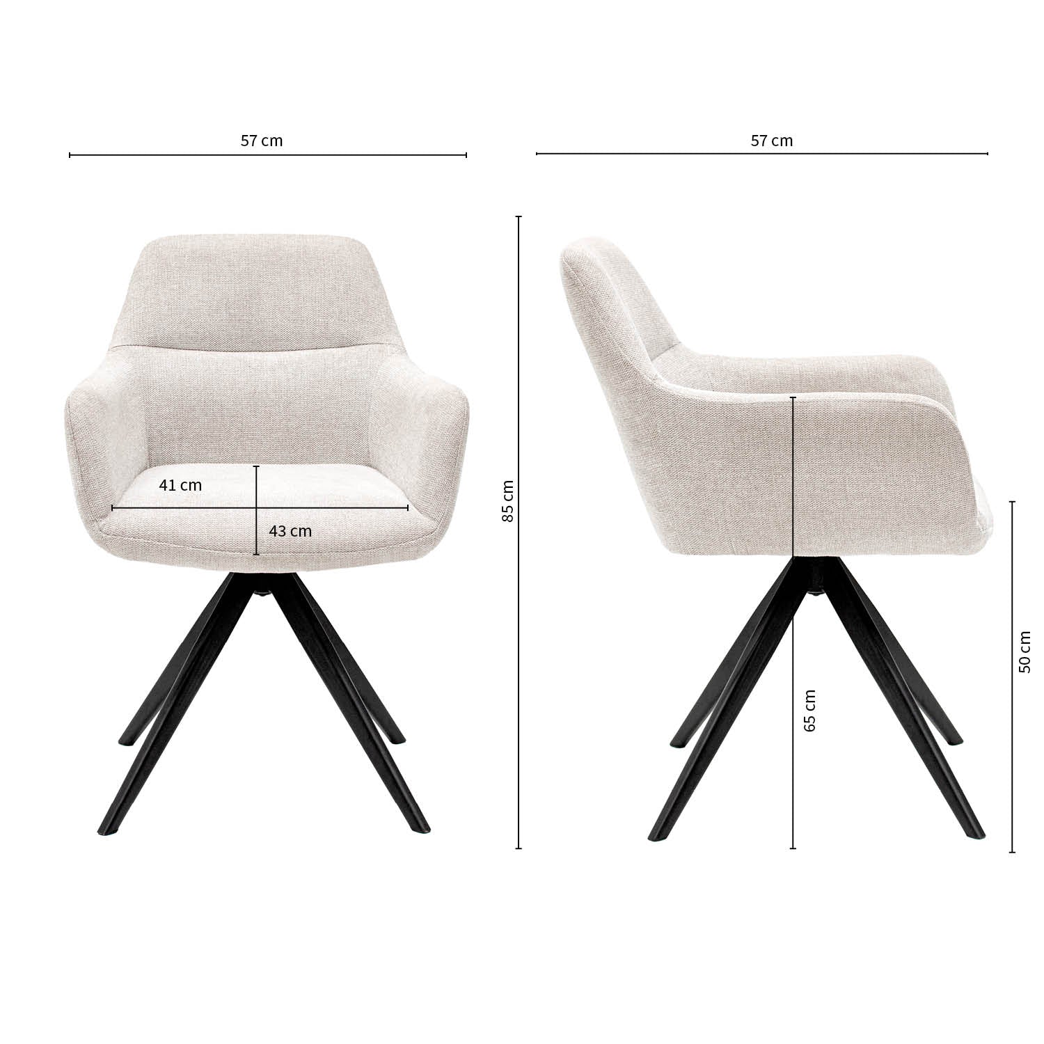 Kick dining room chair Tom Texture