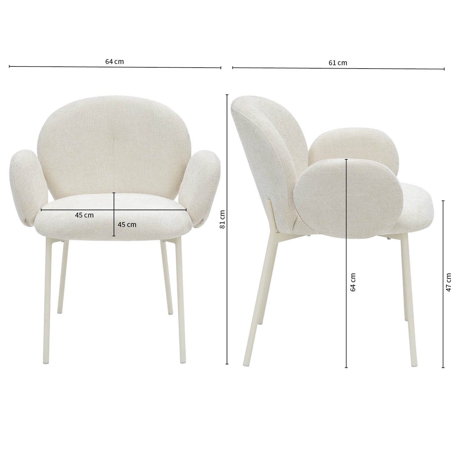 Kick eetkamerstoel Connor