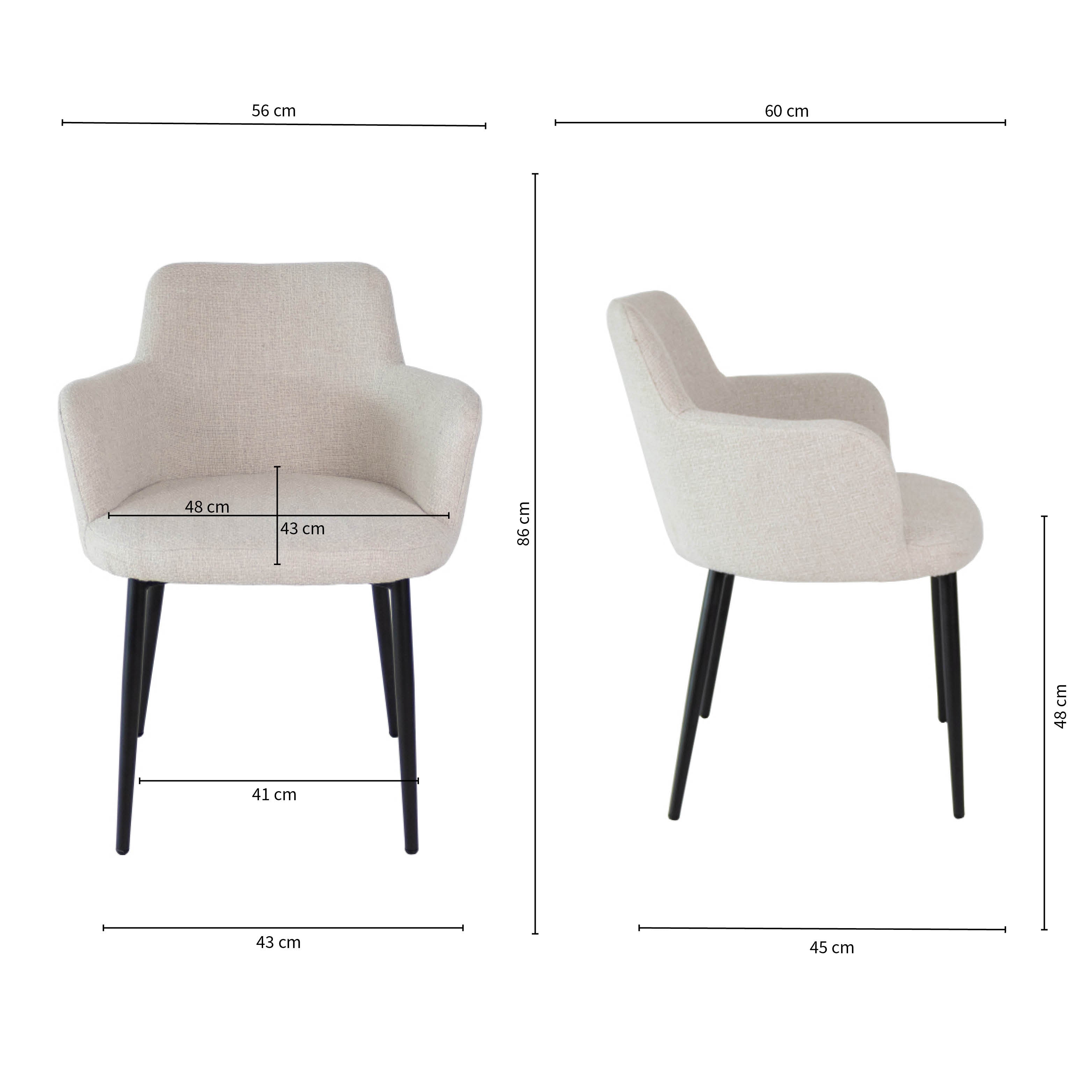 Kick eetkamerstoel Emma