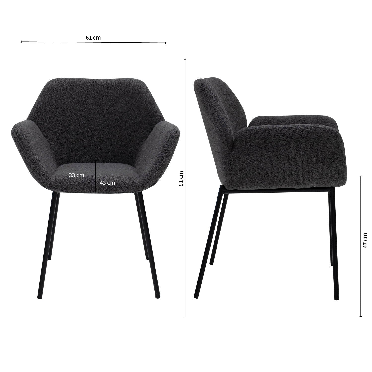 Kick eetkamerstoel Fitz