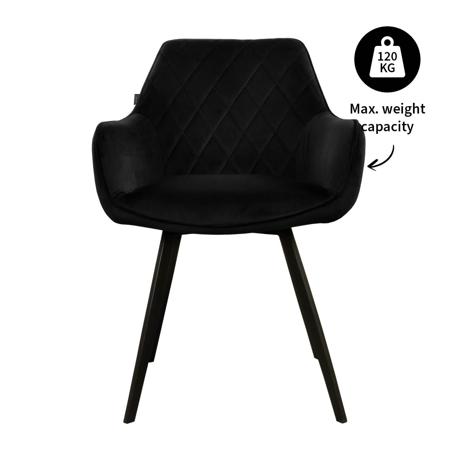 Kick dining room chair Karl Velvet