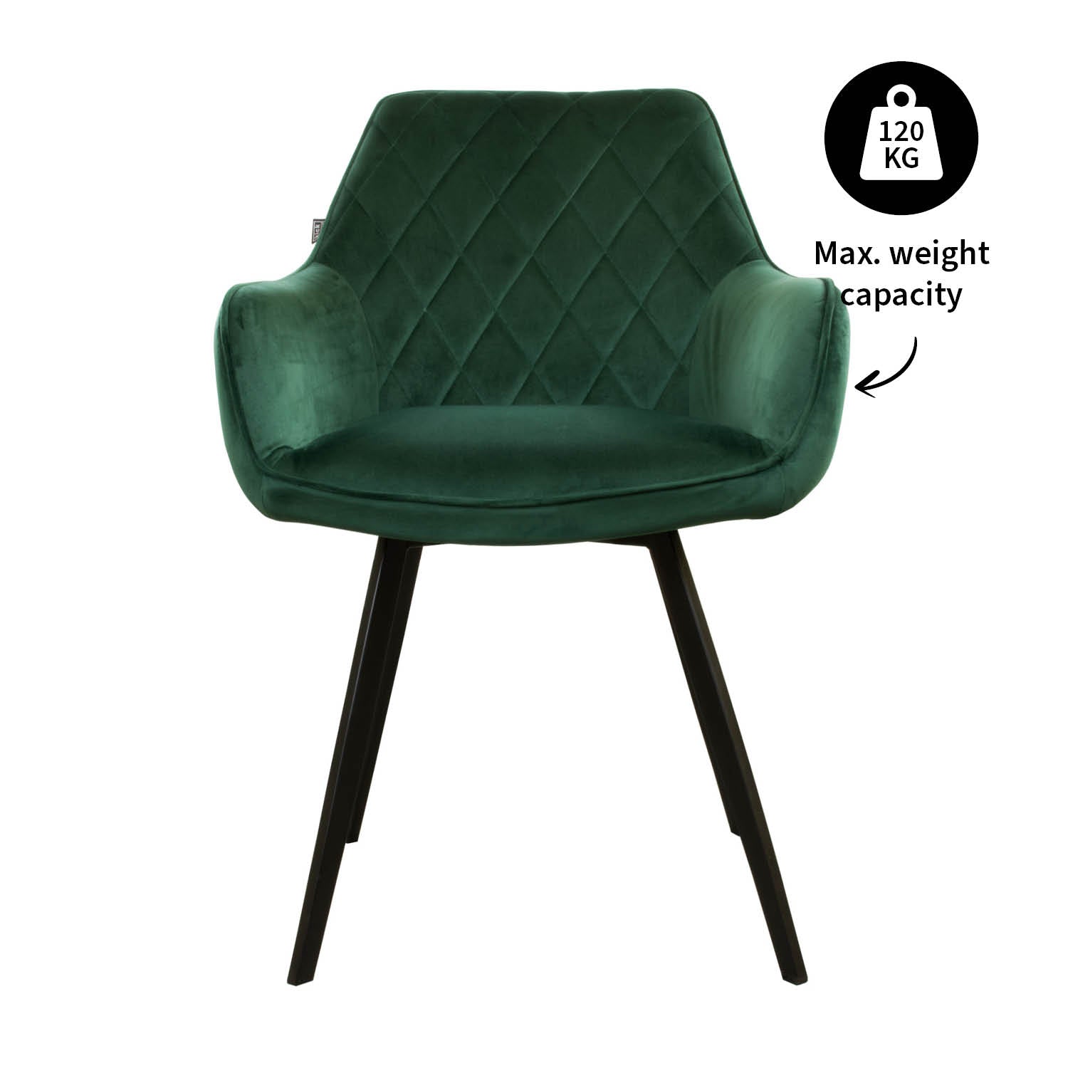 Kick dining room chair Karl Velvet