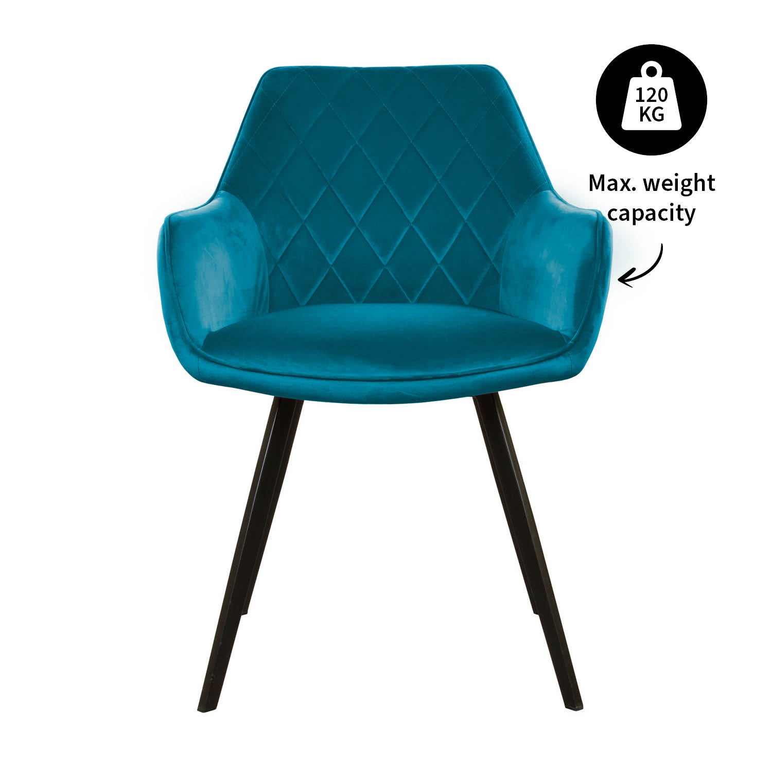 Kick dining room chair Karl Velvet