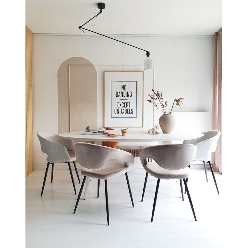 Kick eetkamerstoel Lenn Velvet