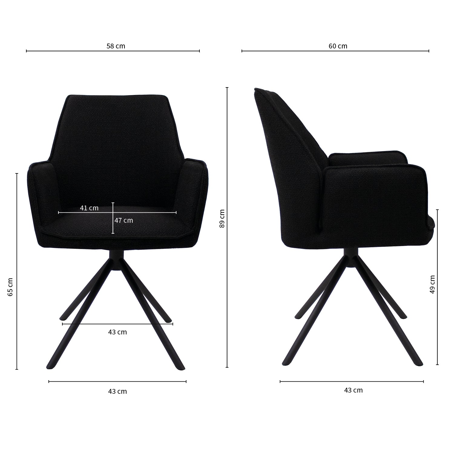 Kick dining room chair Lex