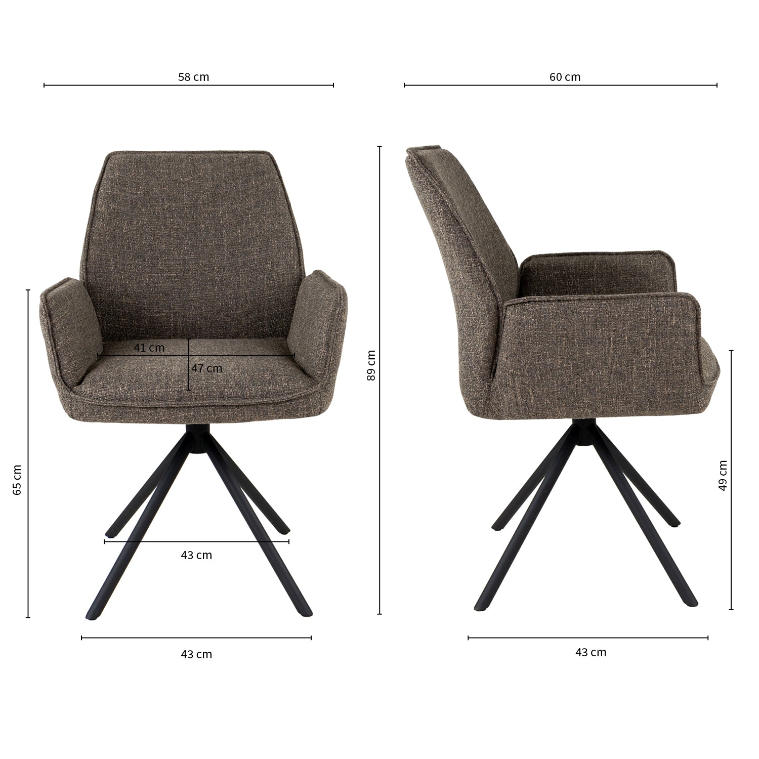 Kick dining room chair Lex