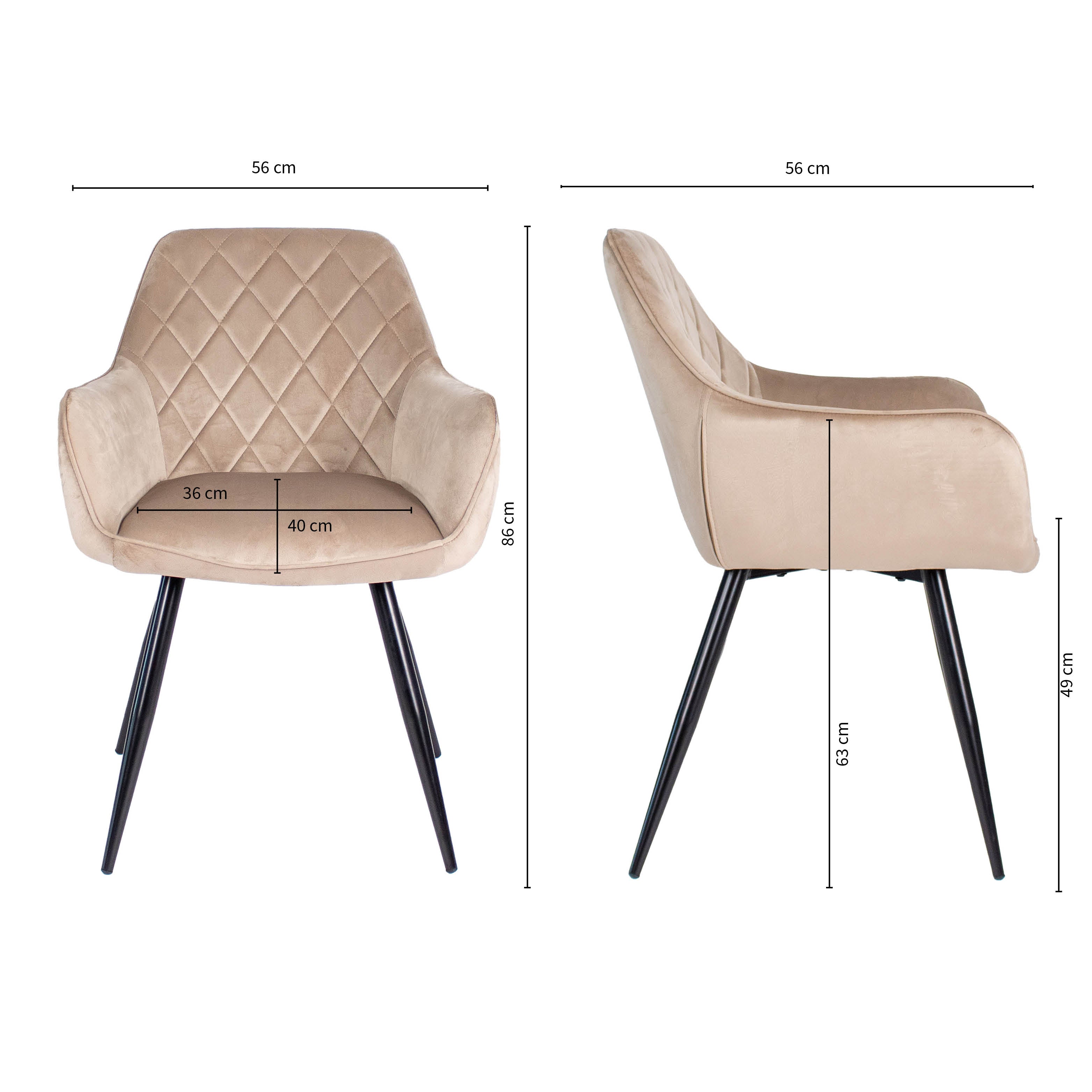 Kick dining room chair Monza