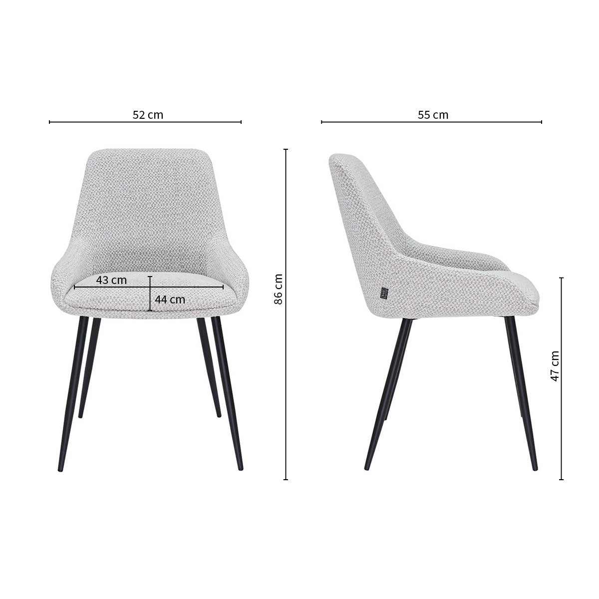 Kick eetkamerstoel Niko