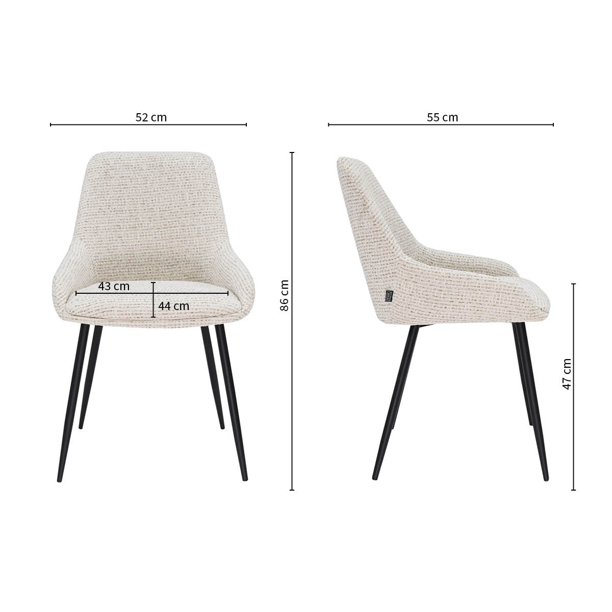 Kick eetkamerstoel Niko