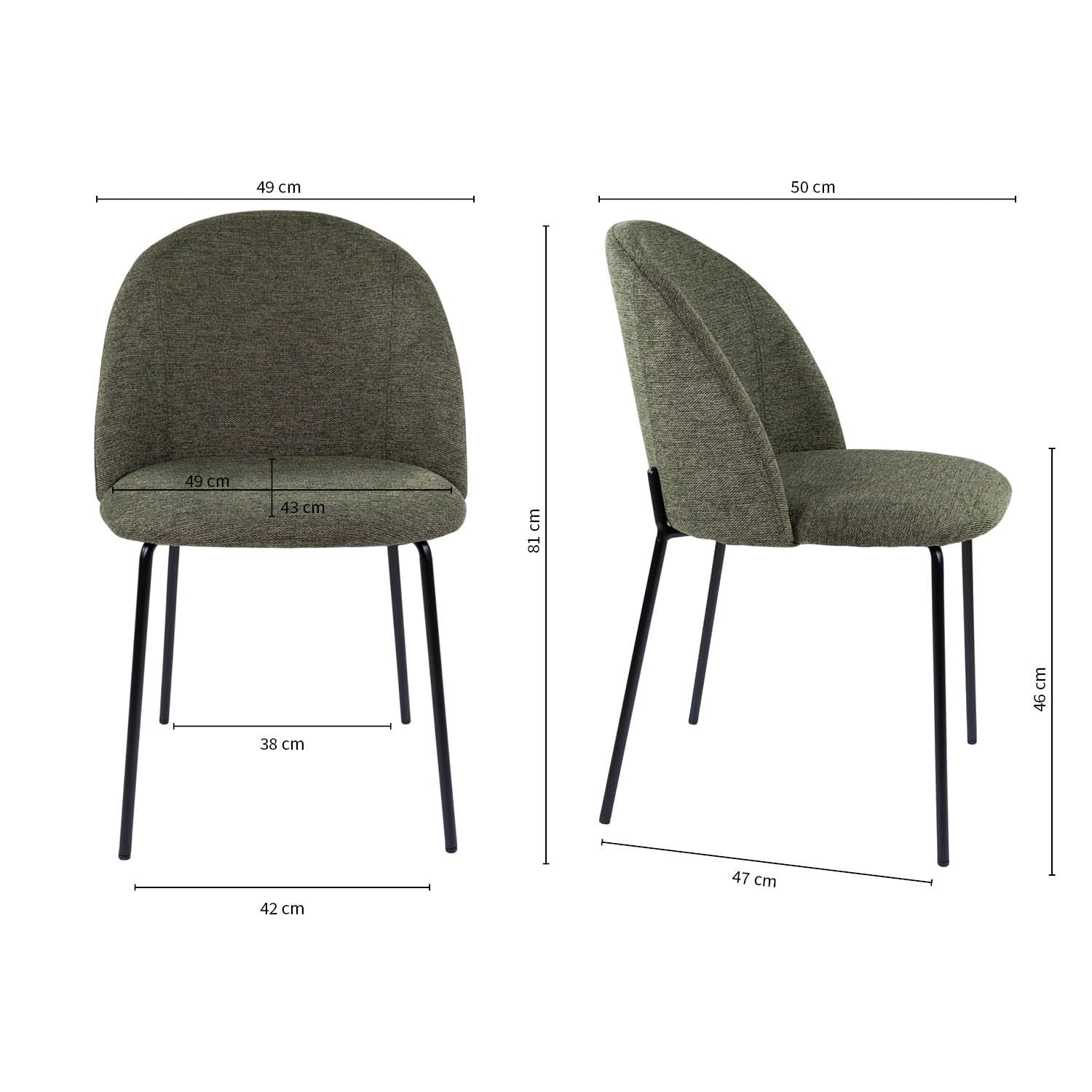 Kick dining room chair Noa