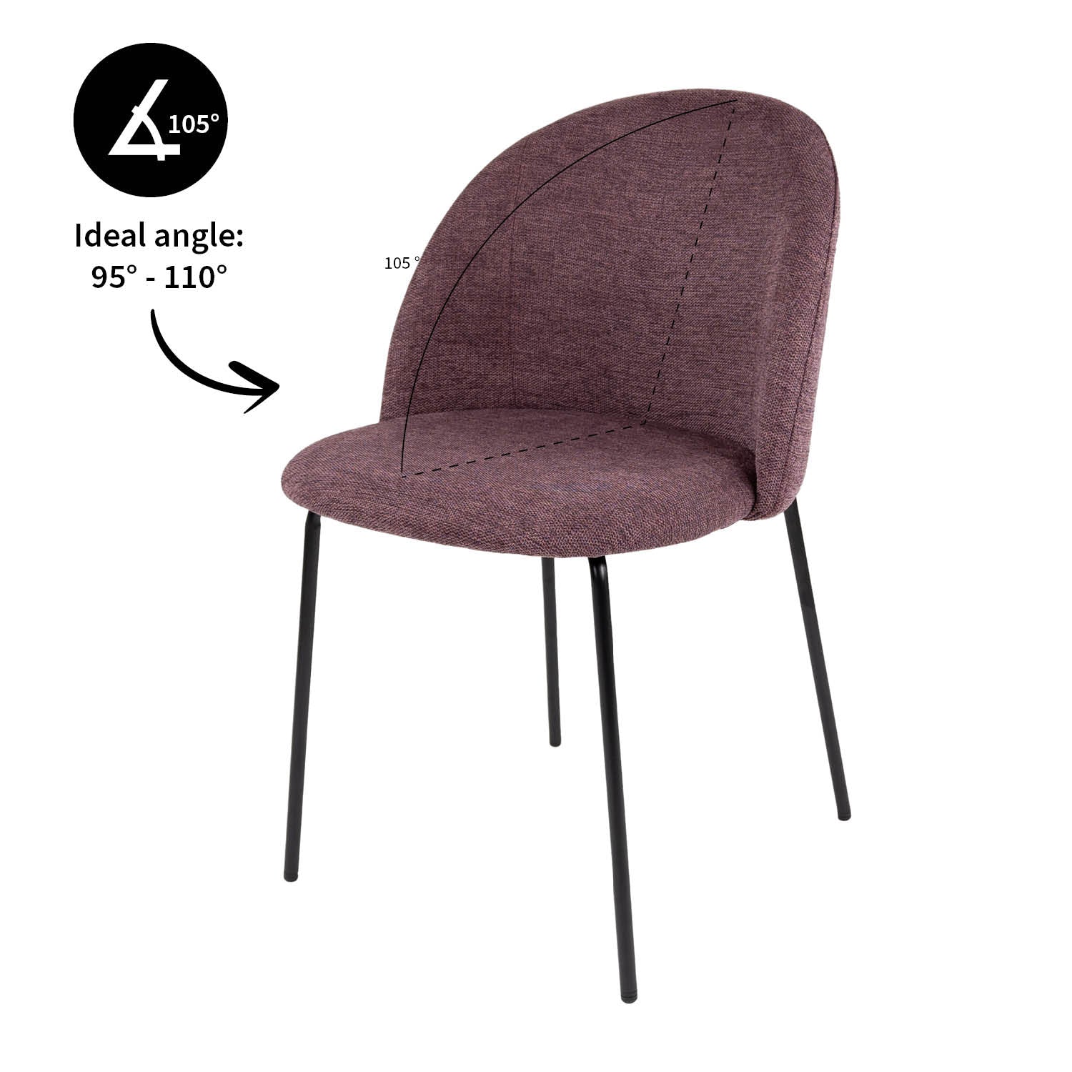 Kick dining room chair Noa