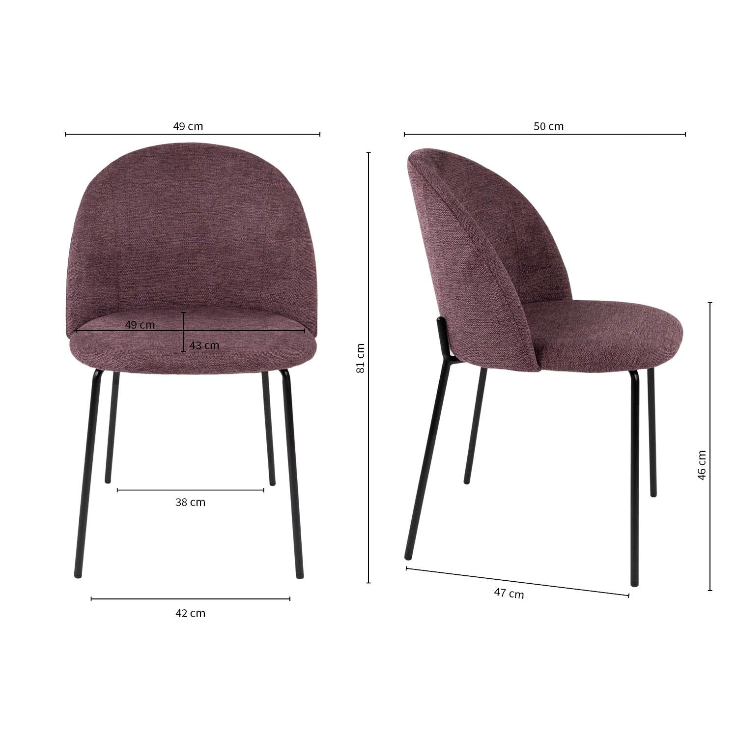 Kick dining room chair Noa