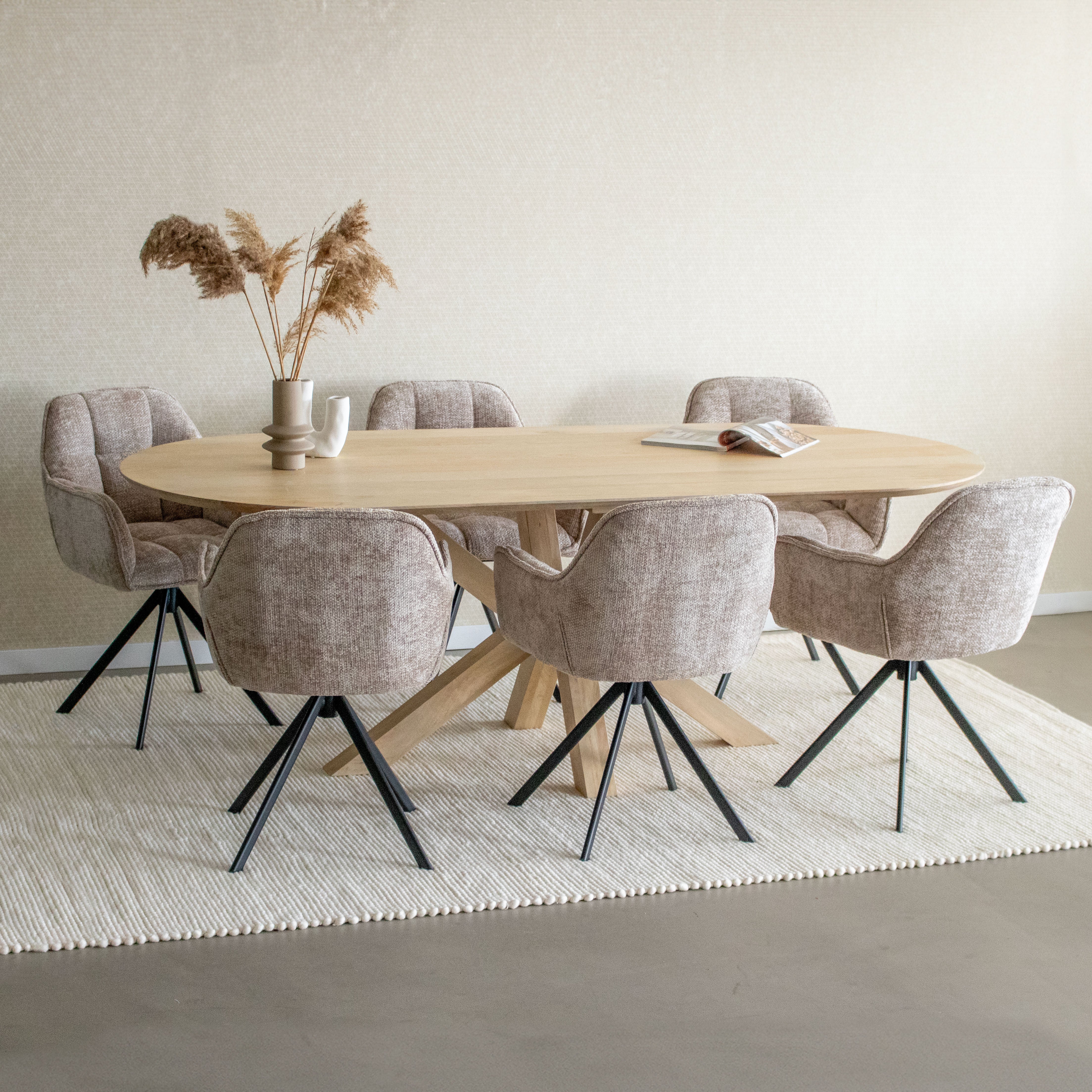 Kick eettafel Alrik - 220cm