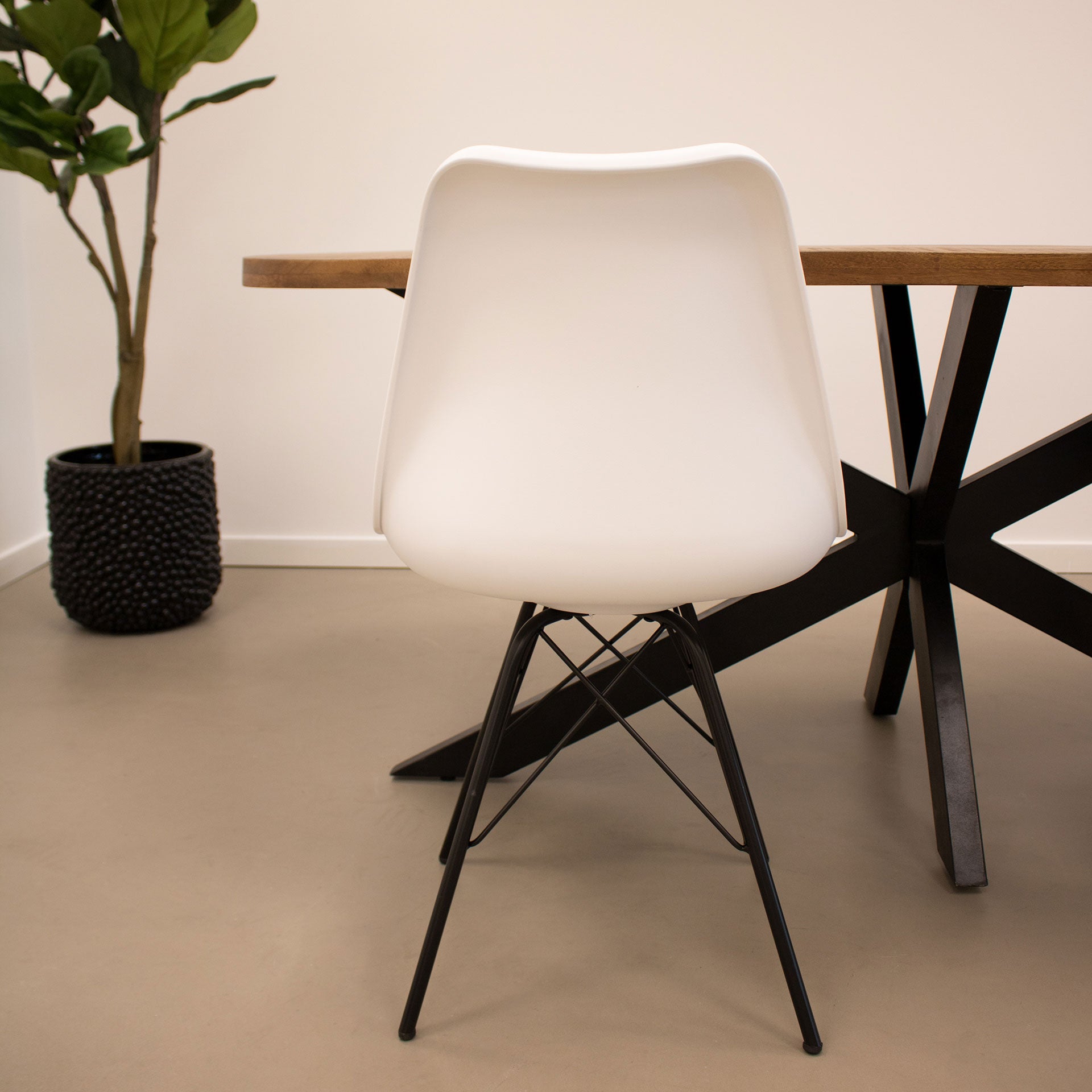 Kick bucket chair Metal Luuk