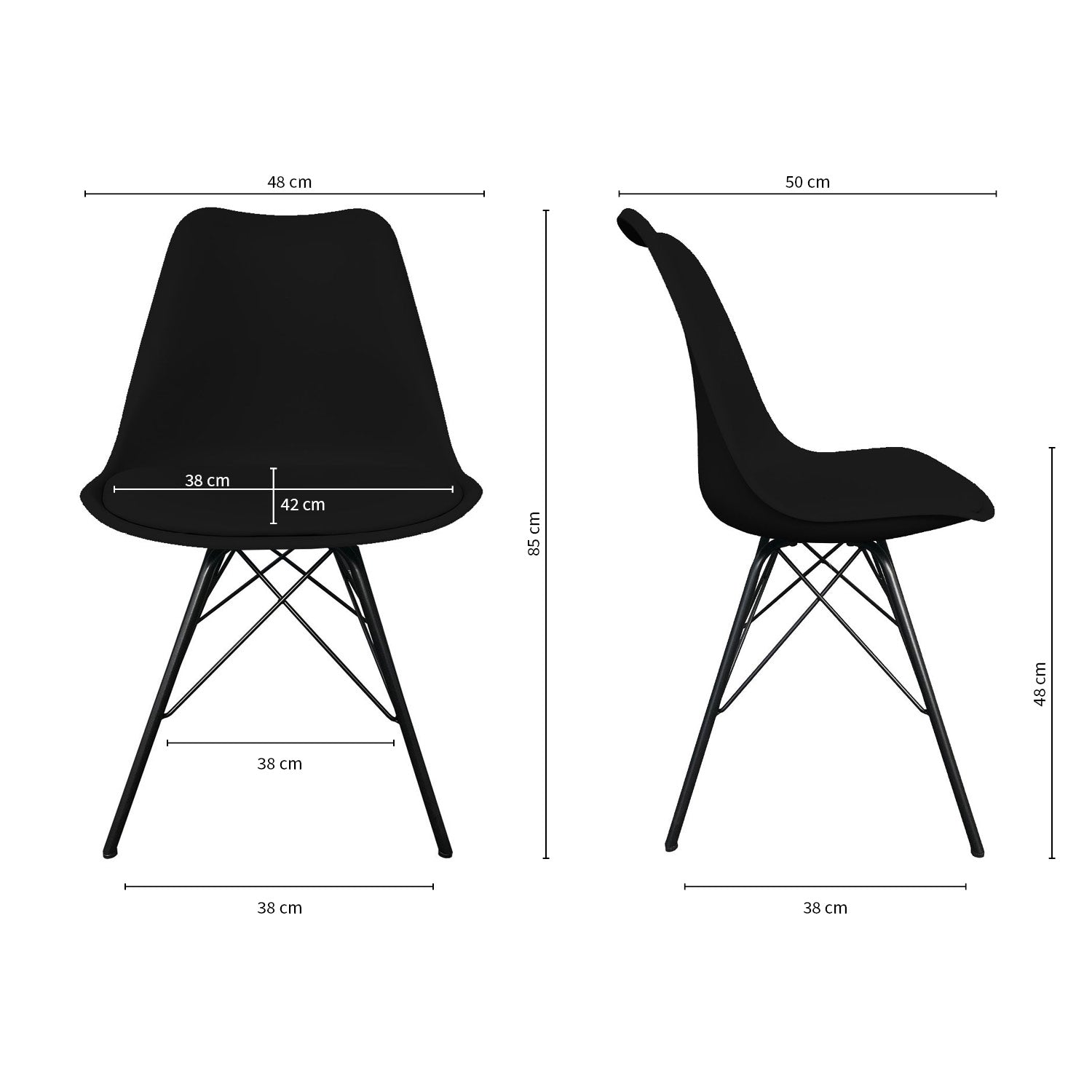 Kick kuipstoel Metal Luuk