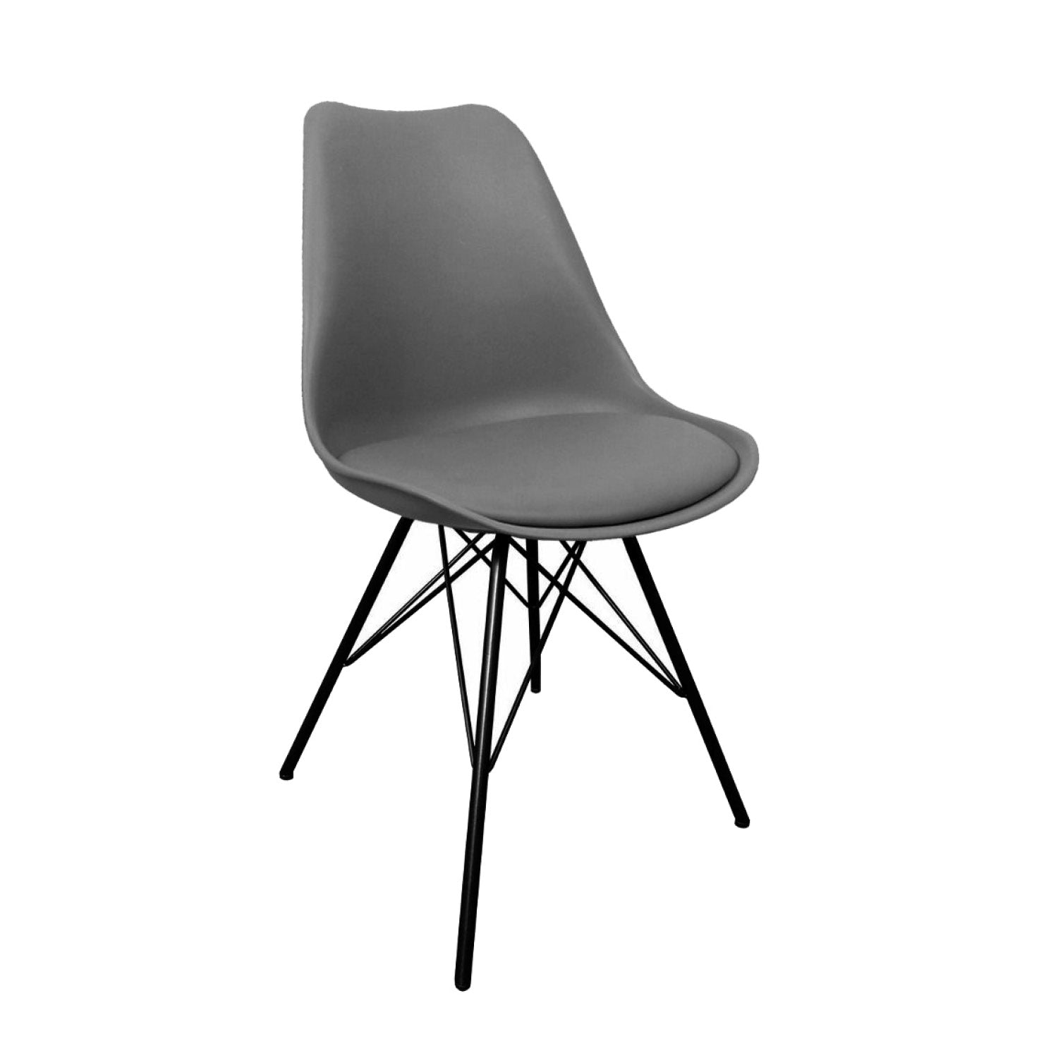 Kick bucket chair Metal Luuk