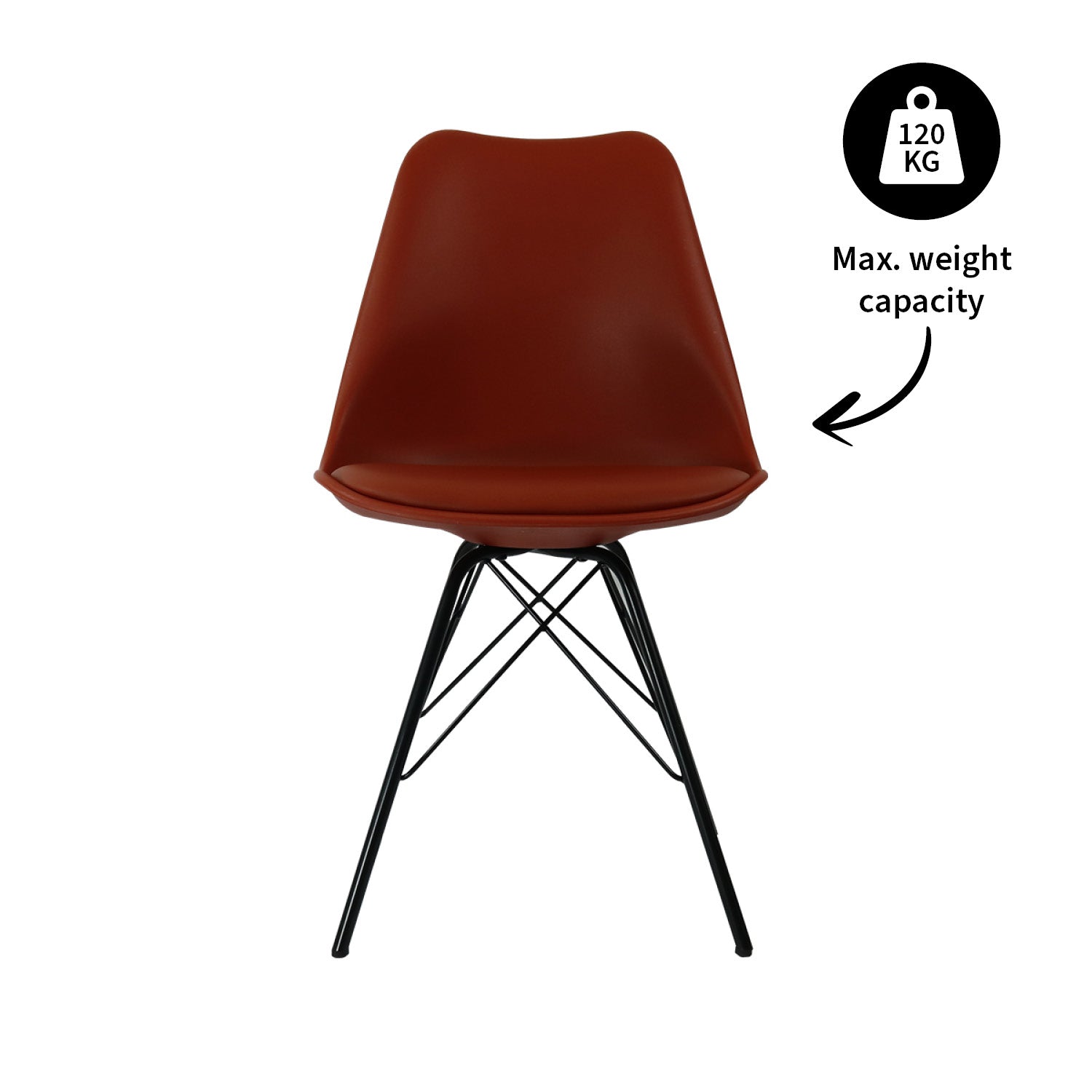 Kick bucket chair Metal Luuk