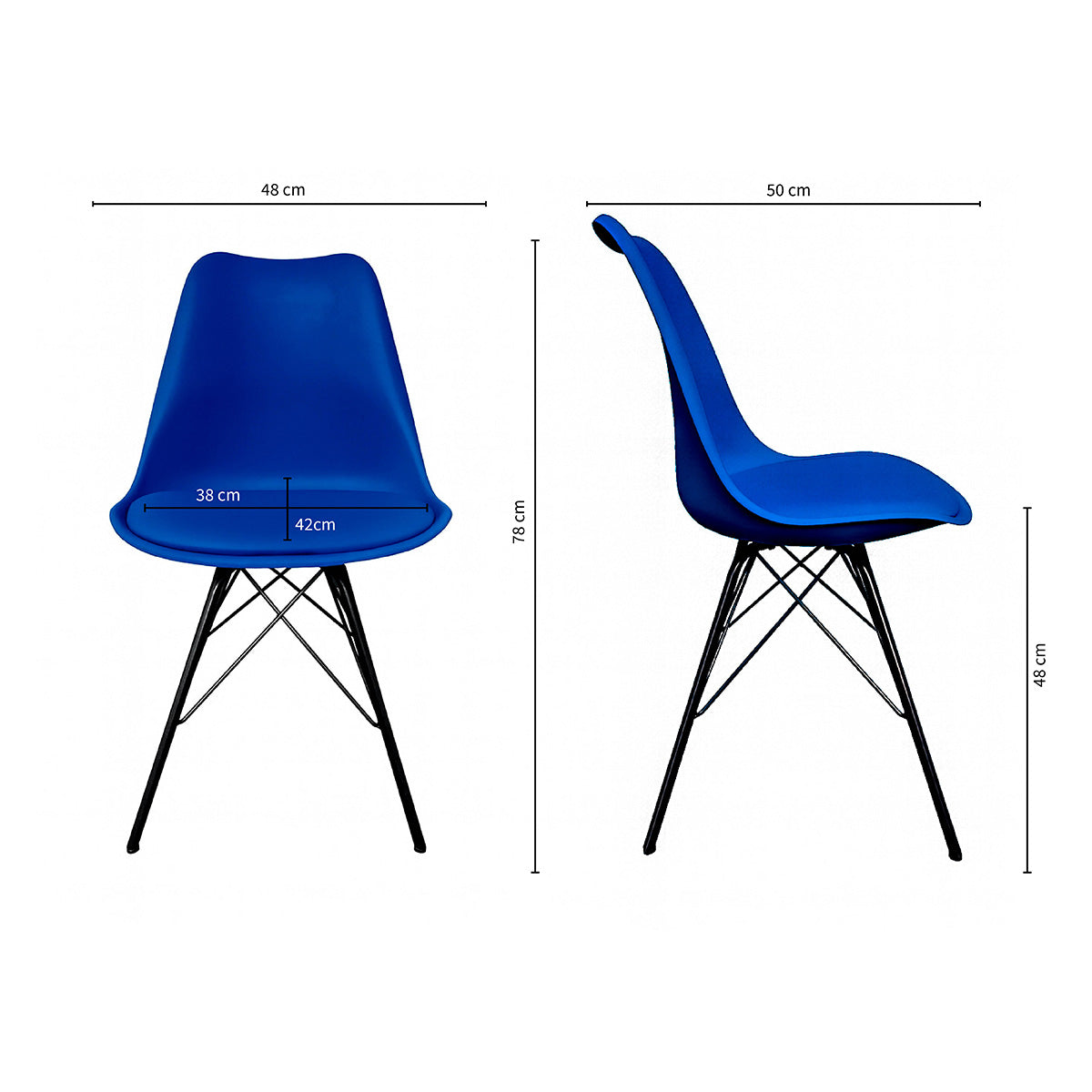 Kick kuipstoel Metal Luuk