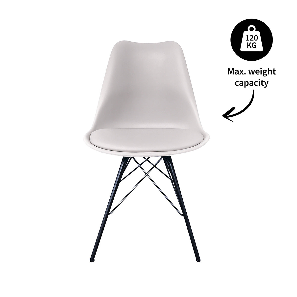 Kick kuipstoel Metal Luuk