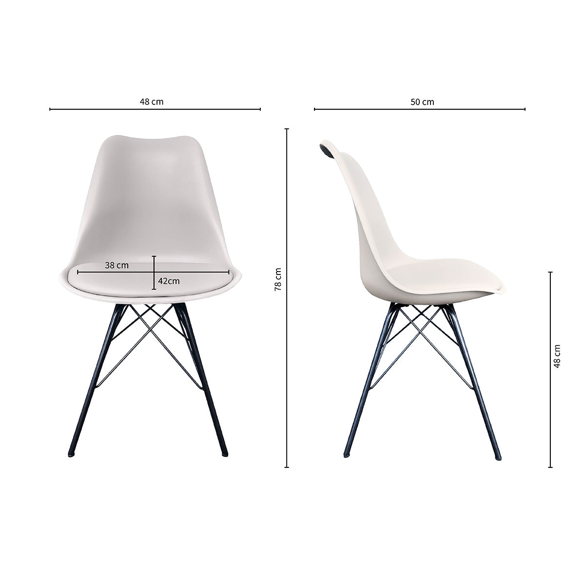 Kick kuipstoel Metal Luuk