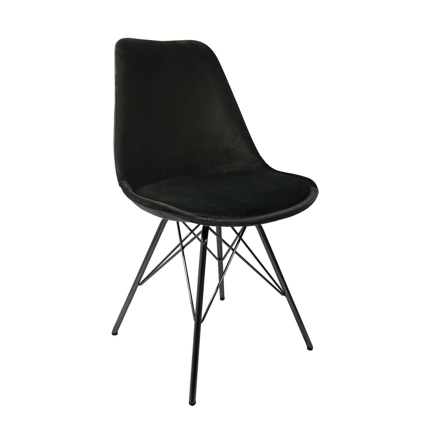 Kick bucket chair Velvet