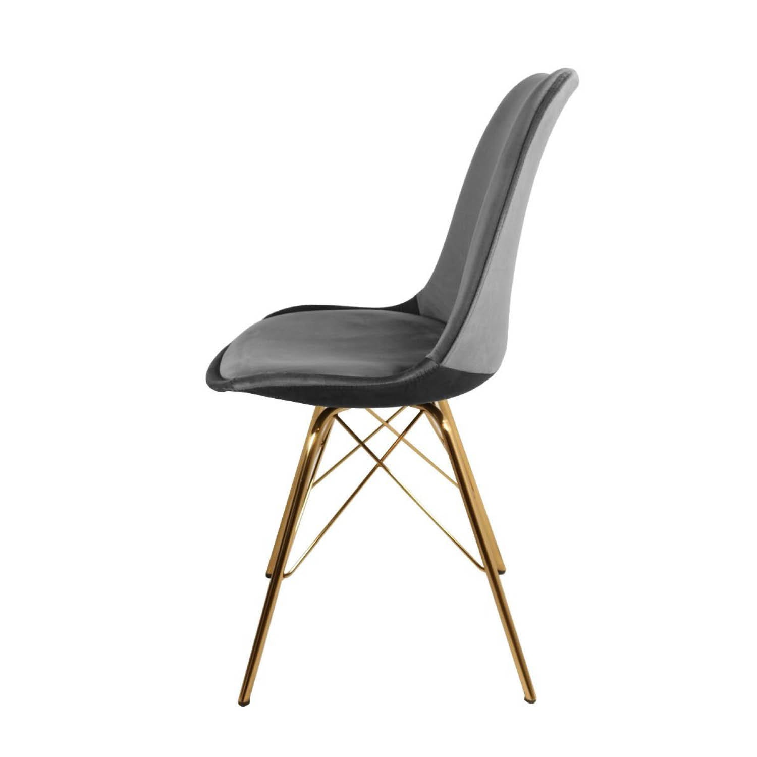 Kick bucket chair Velvet