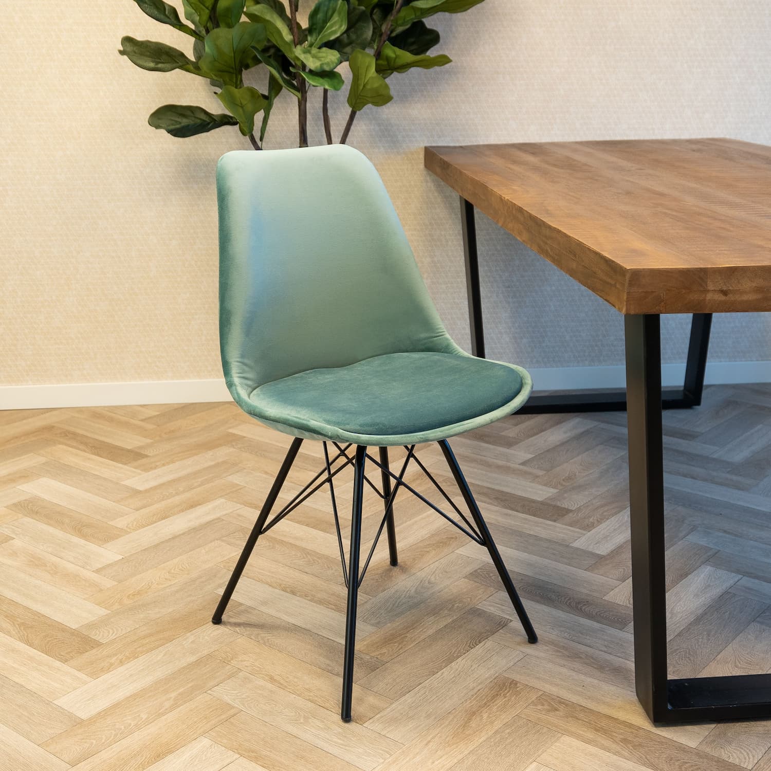 Kick kuipstoel Velvet