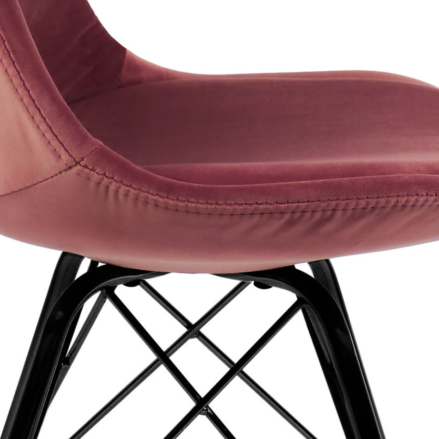 Kick bucket chair Velvet