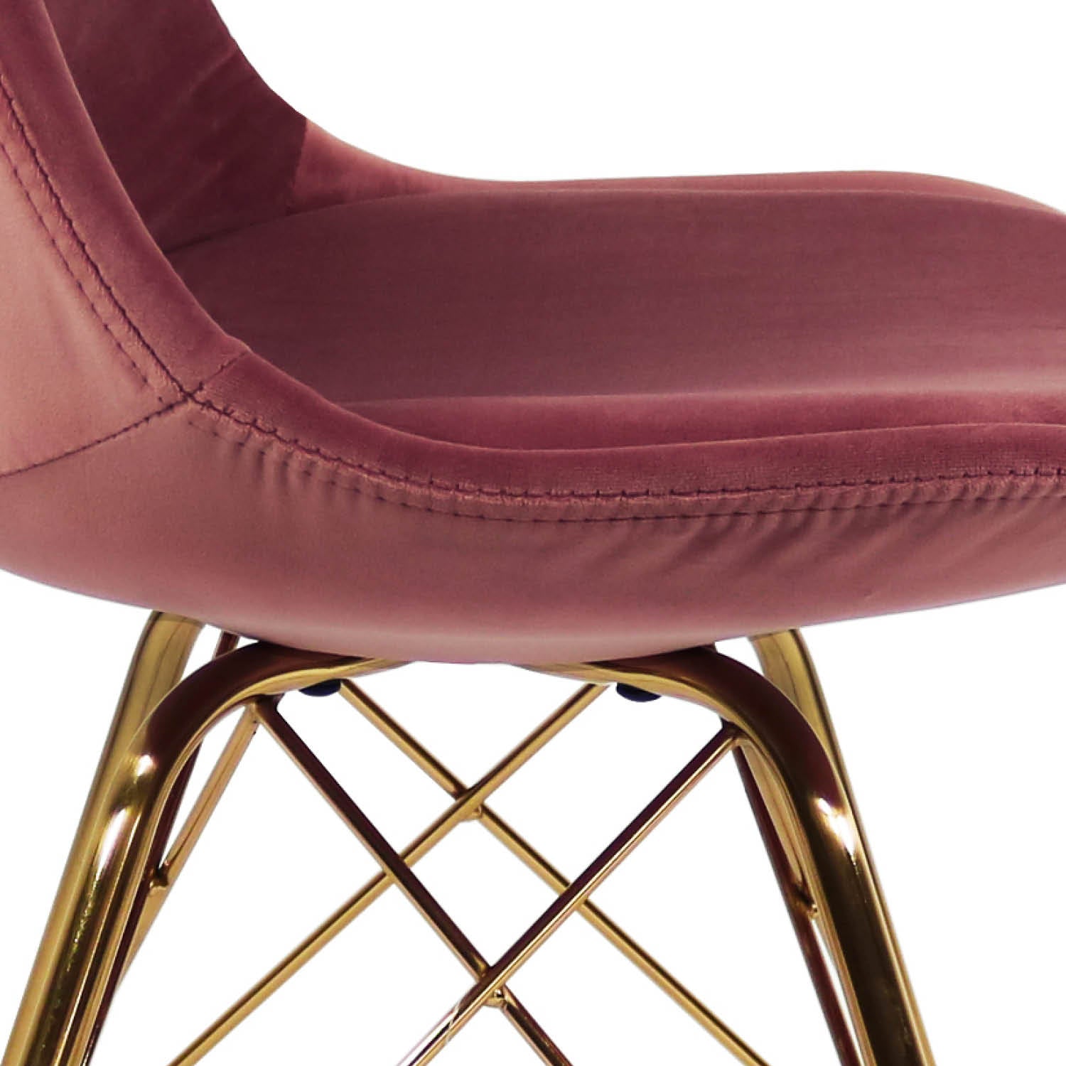 Kick bucket chair Velvet