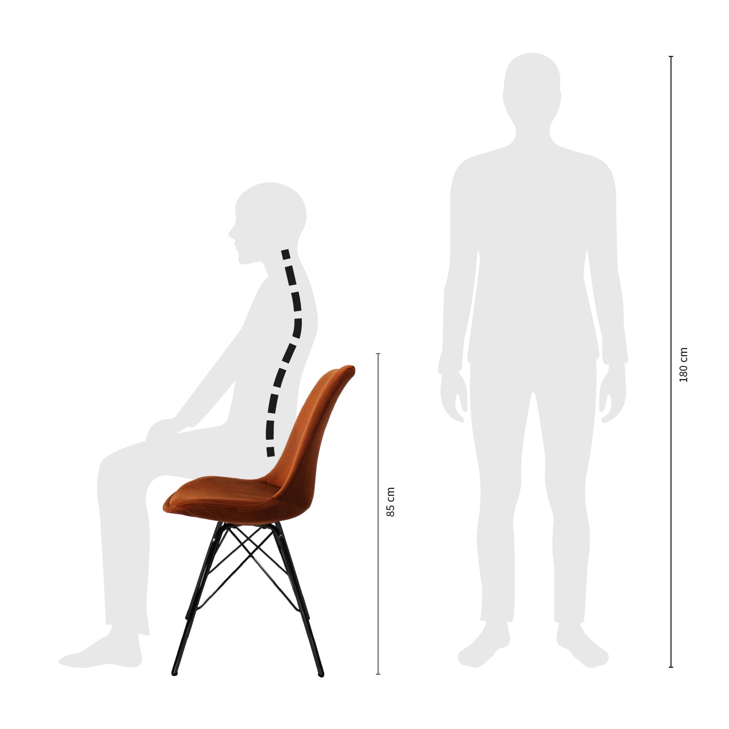 Kick kuipstoel Velvet