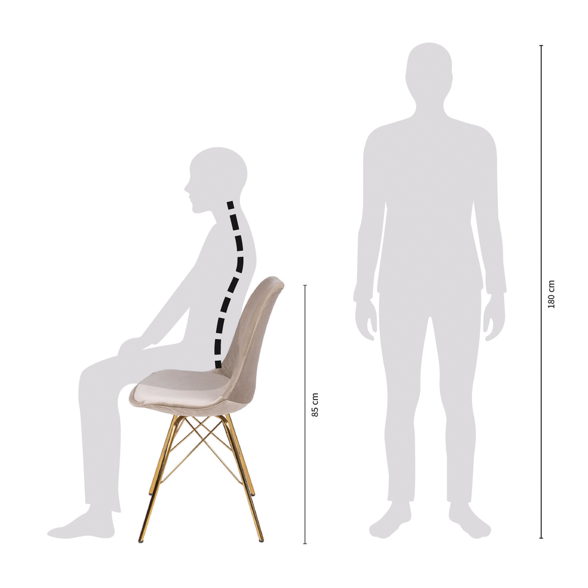 Kick kuipstoel Velvet