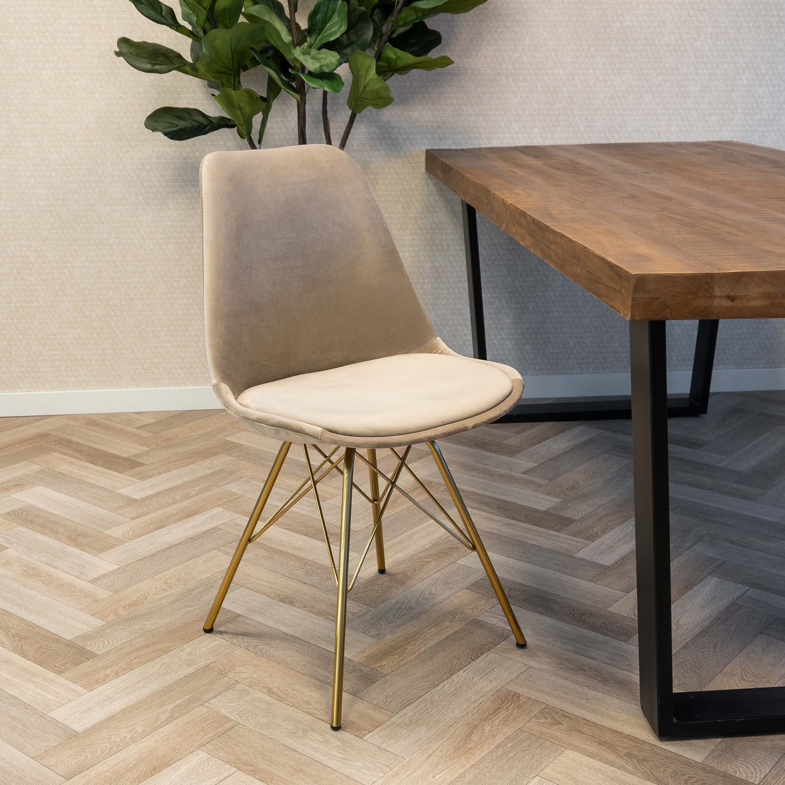 Kick kuipstoel Velvet