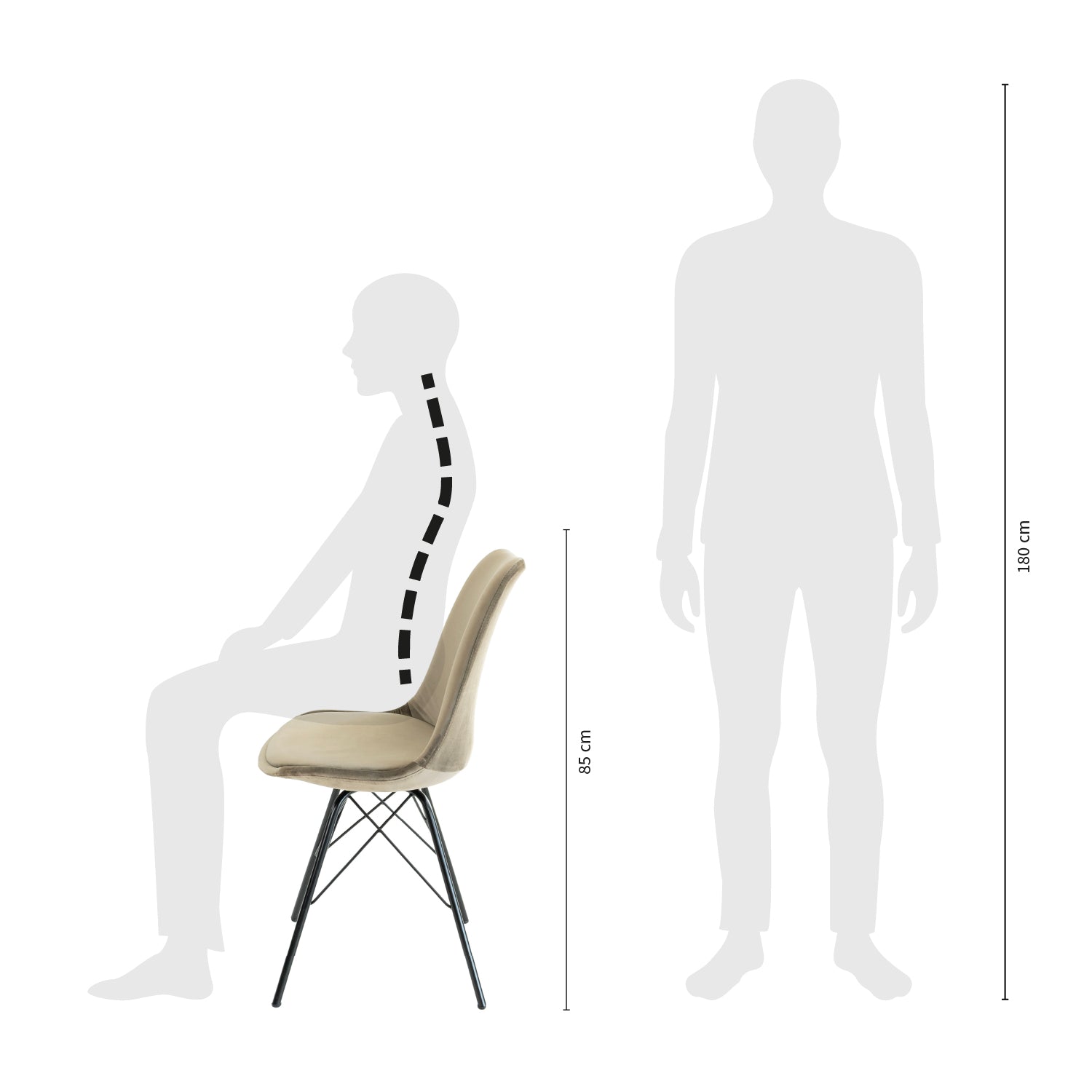 Kick kuipstoel Velvet