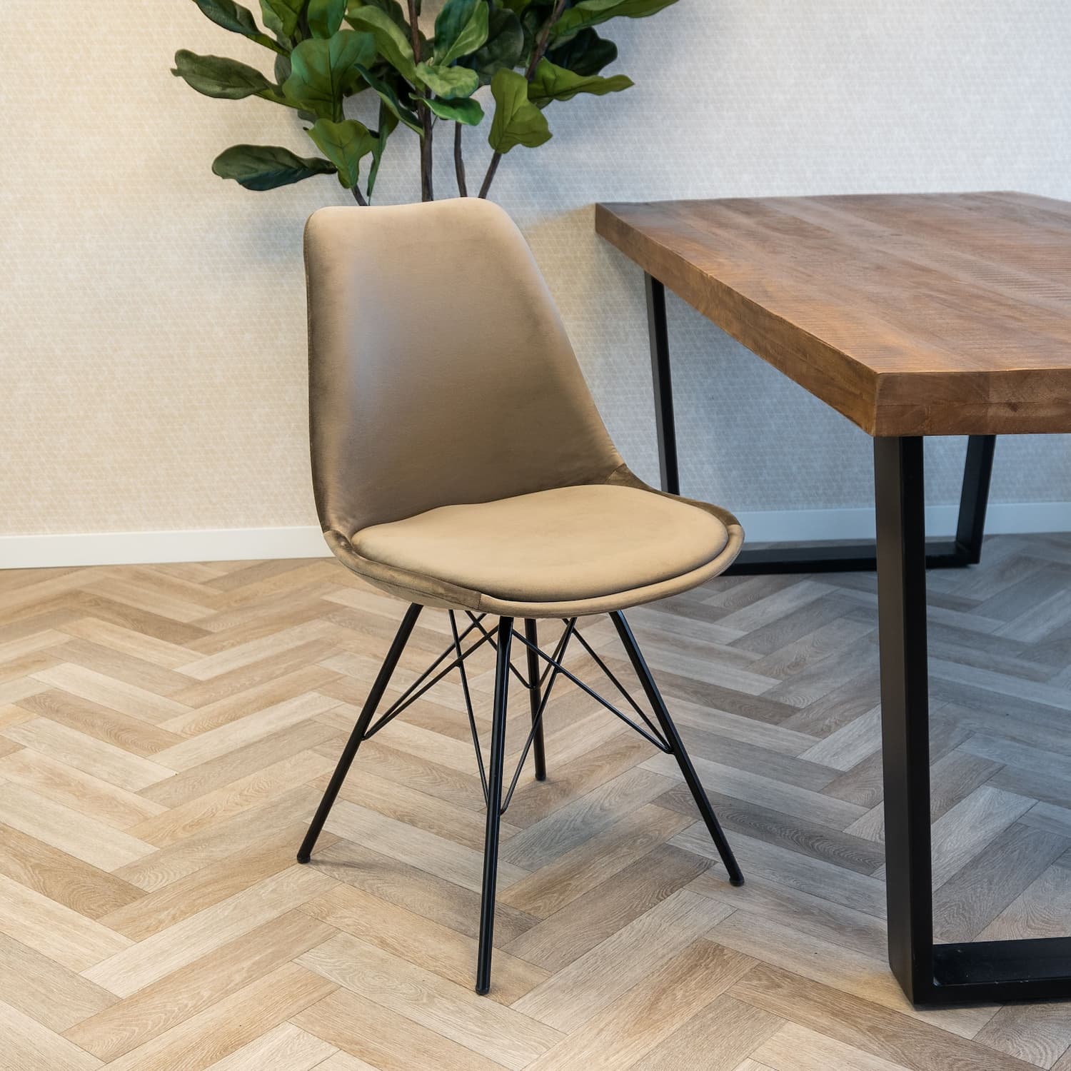 Kick kuipstoel Velvet