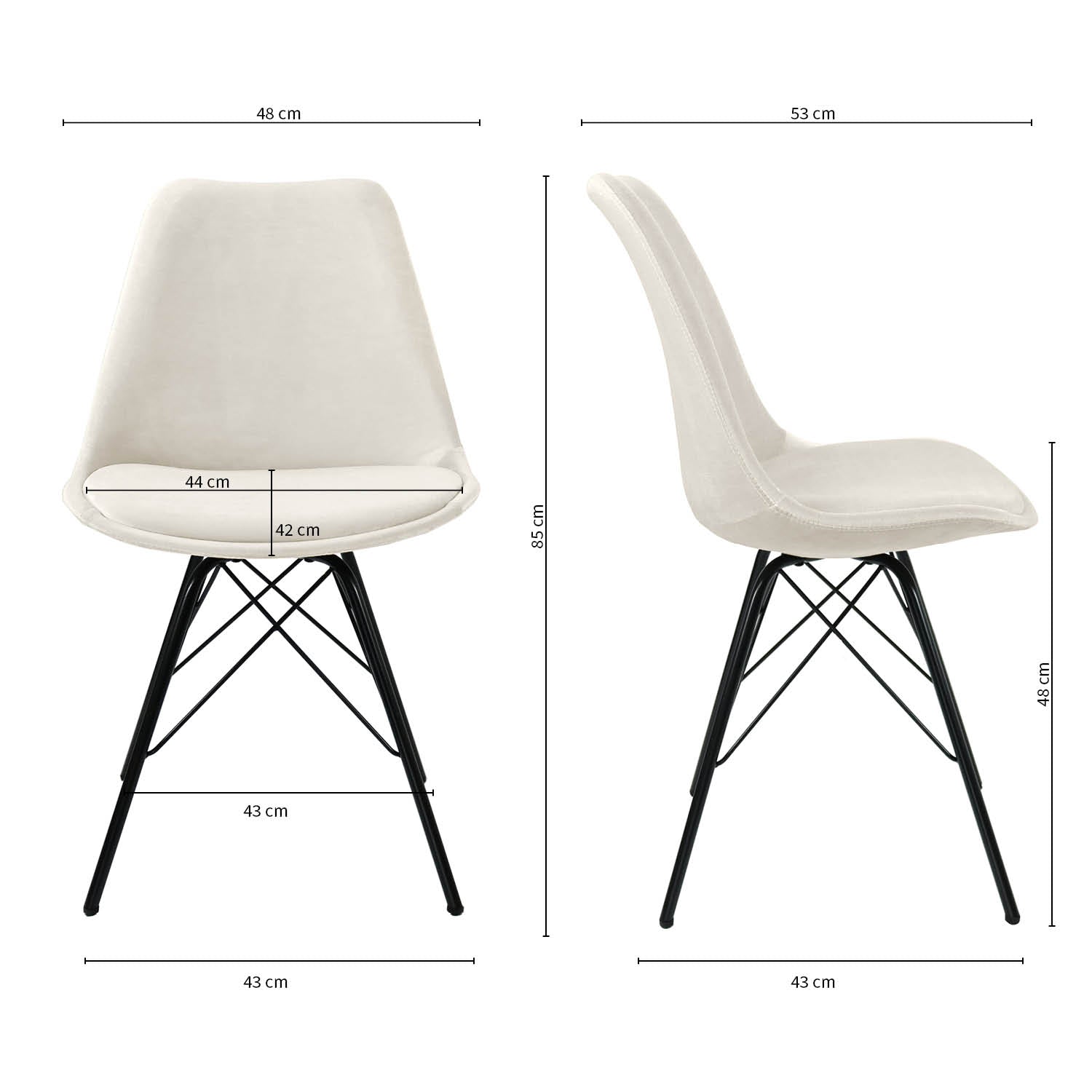 Kick kuipstoel Velvet