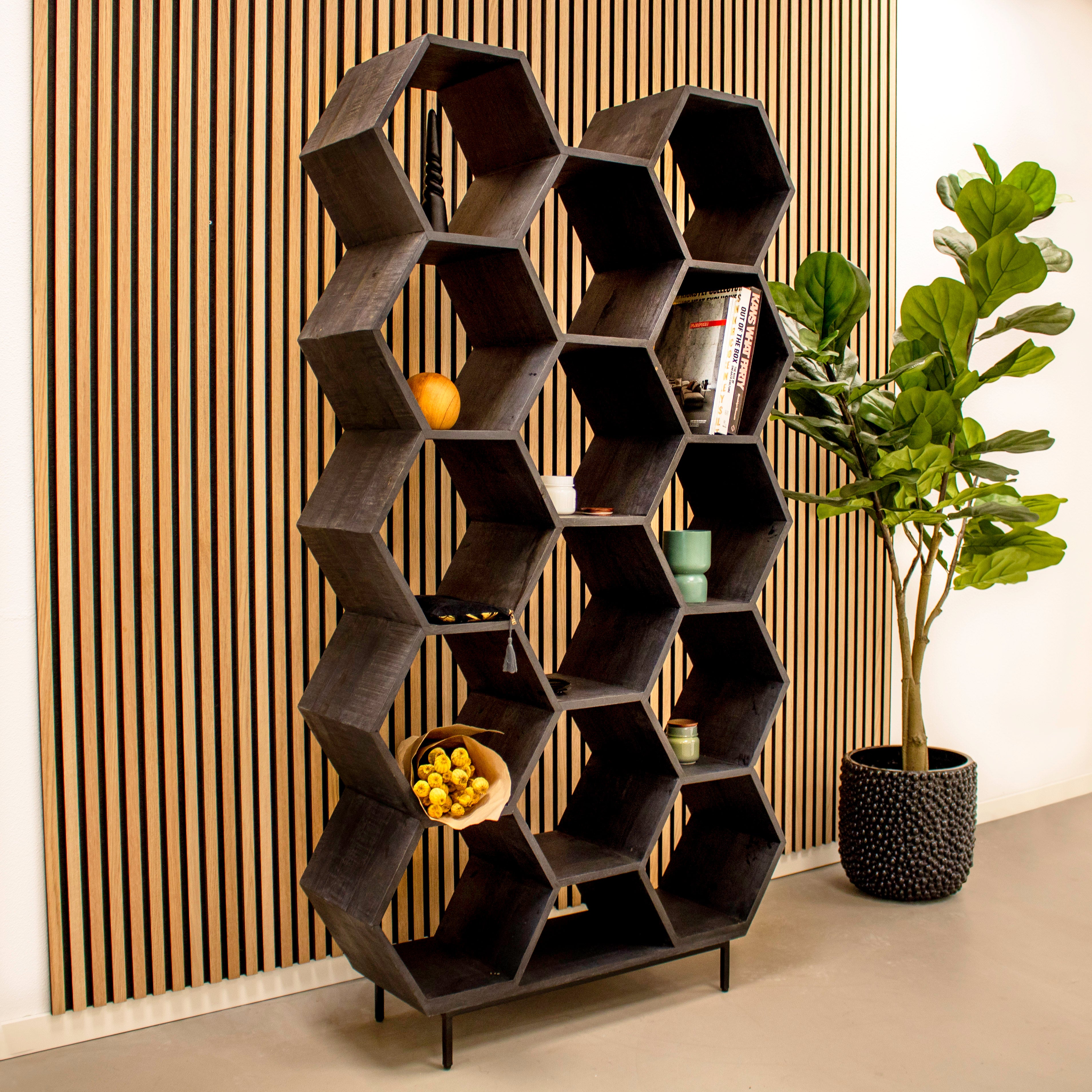 Kick open wandkast Hexagon