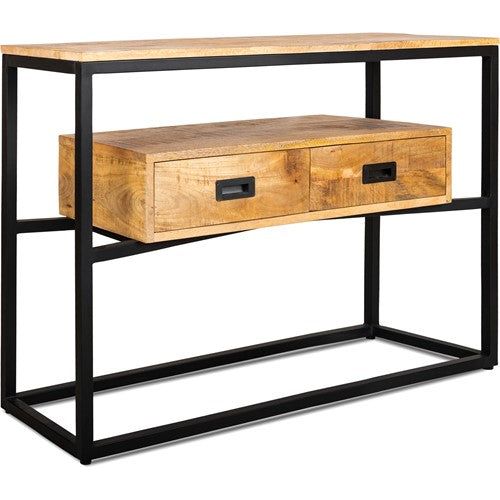 Len 2 drawer console table 110
