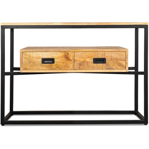 Len 2 drawer console table 110