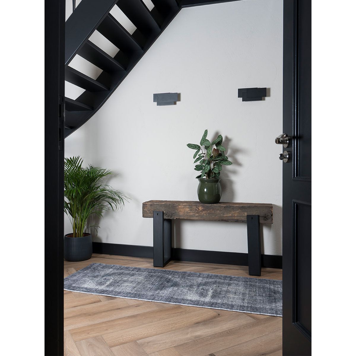 Vloerkleed Madel Grijs 80 x 240 cm