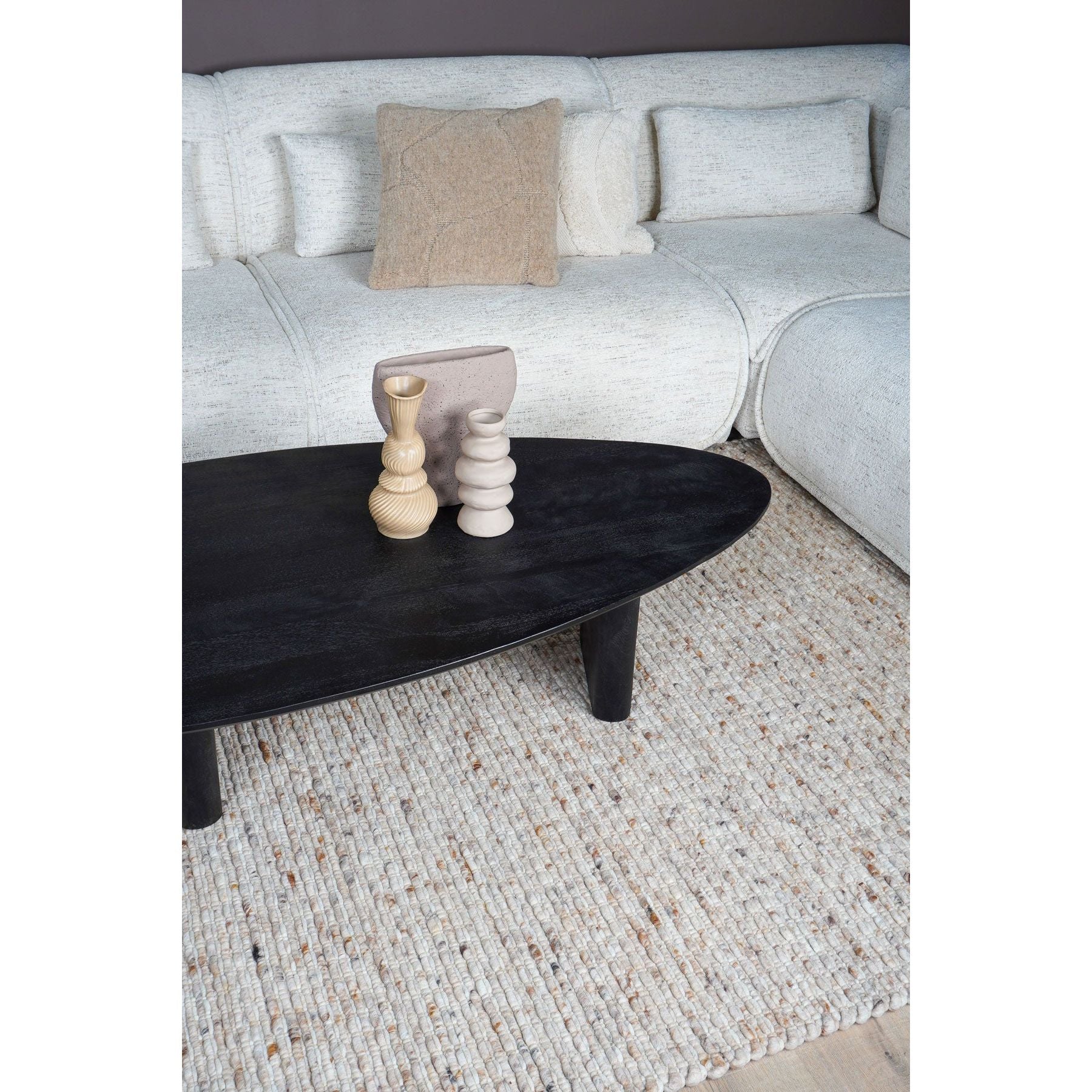 Vloerkleed Nicole Donker Beige 426 - 160 x 230 cm