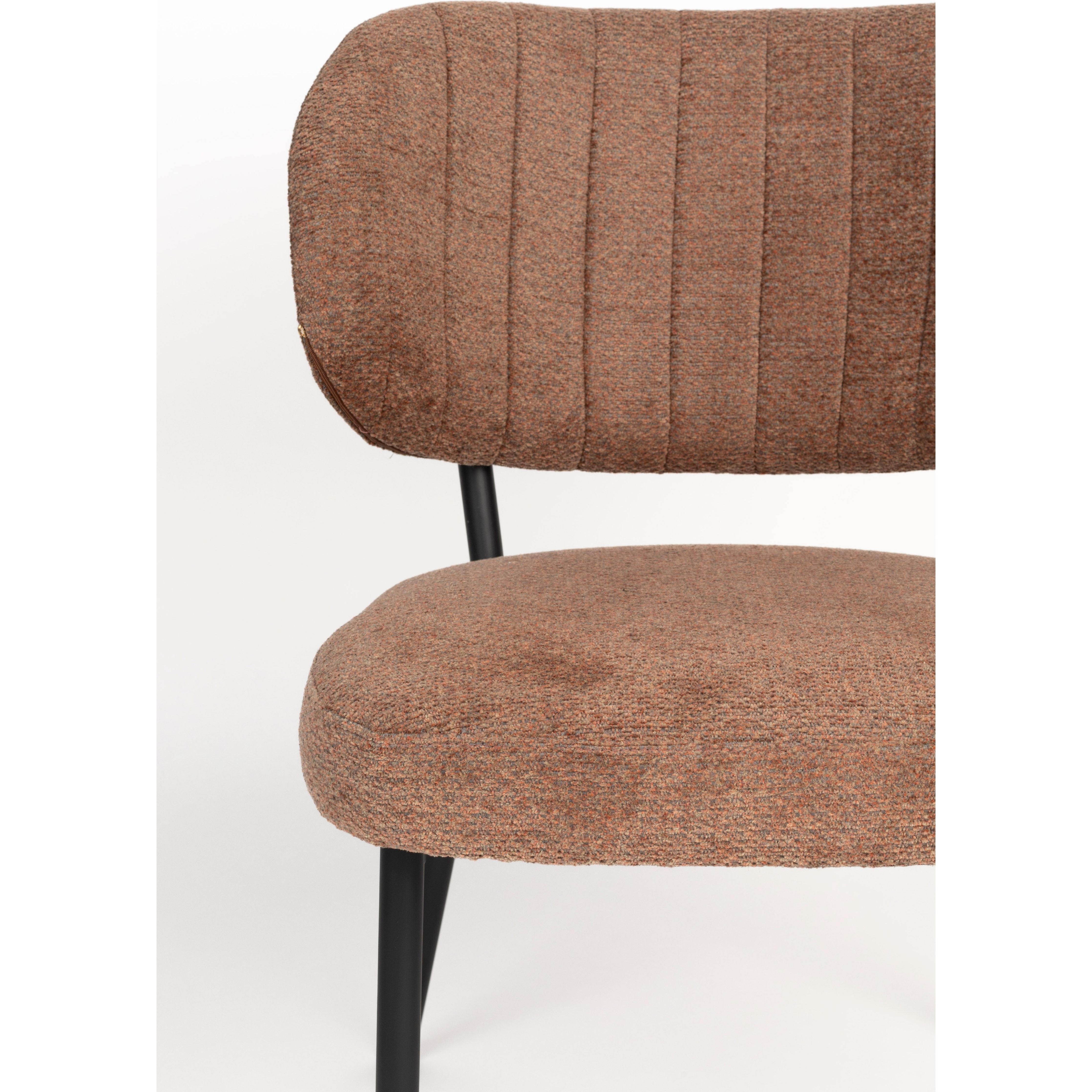 Chair sanne orange gray | 2 pieces