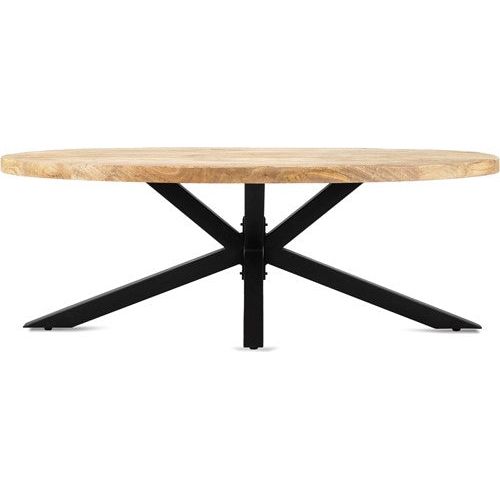 coffee table oval with spider leg 130
