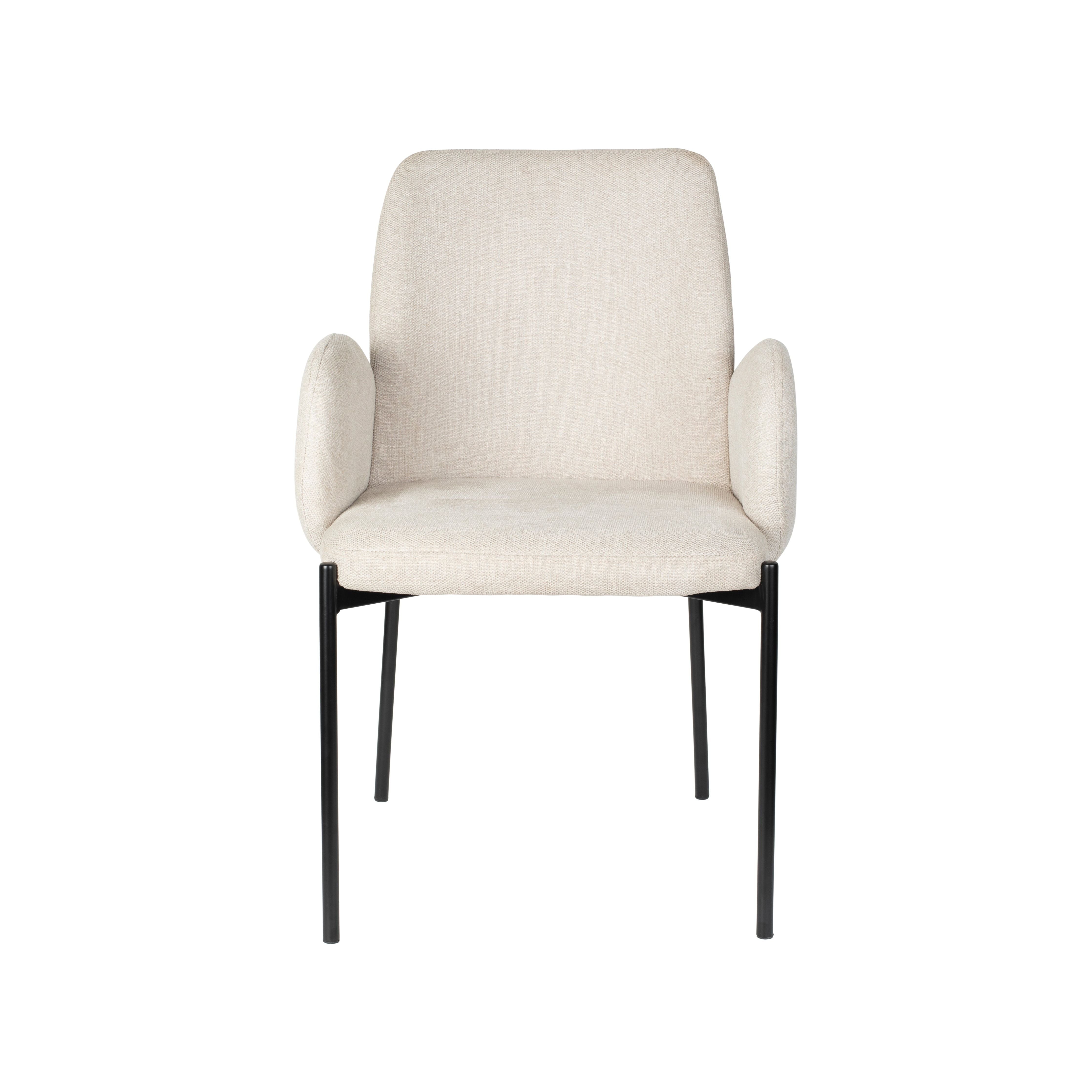 Chair tjarda taupe | 2 pieces