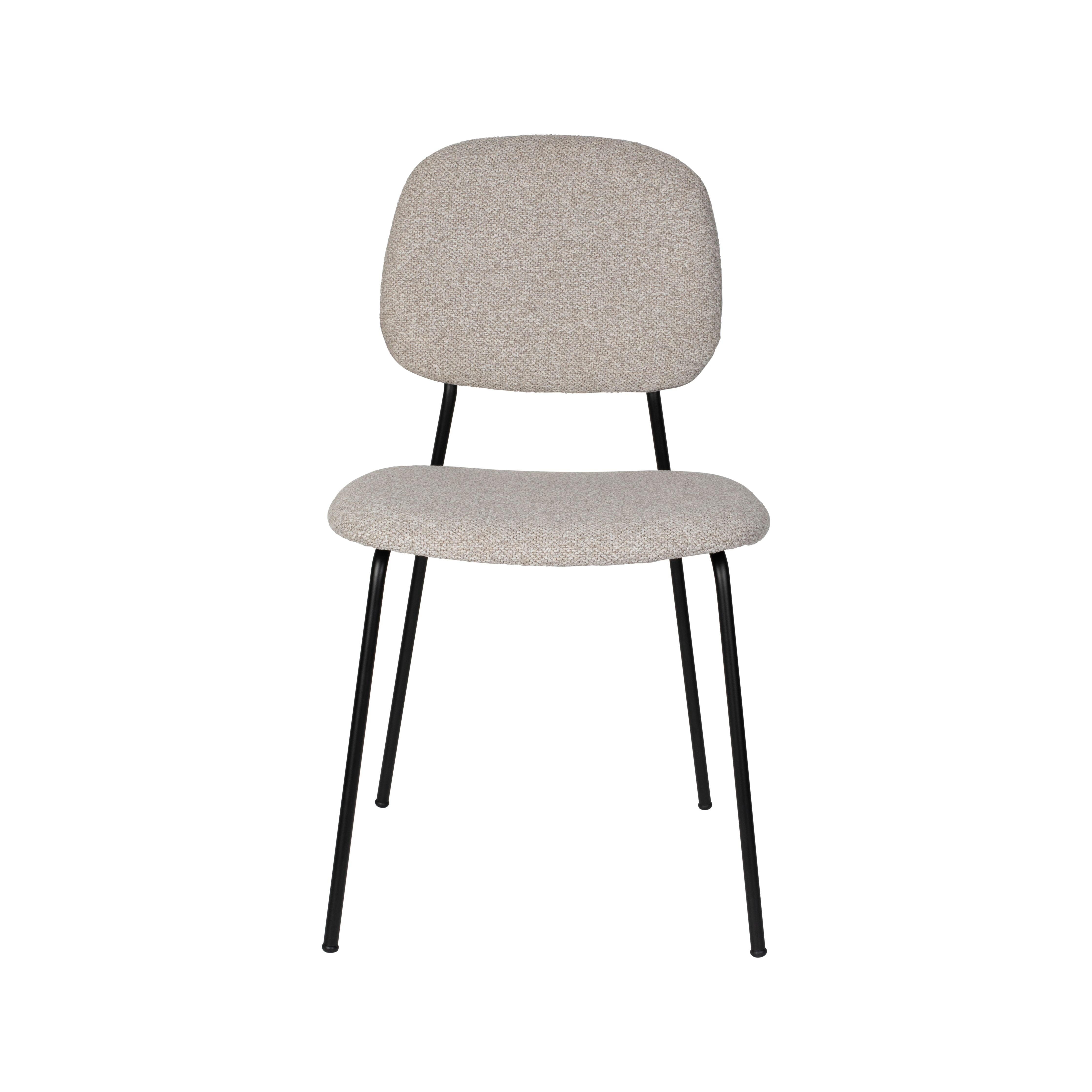 Chair rose light beige | 2 pieces